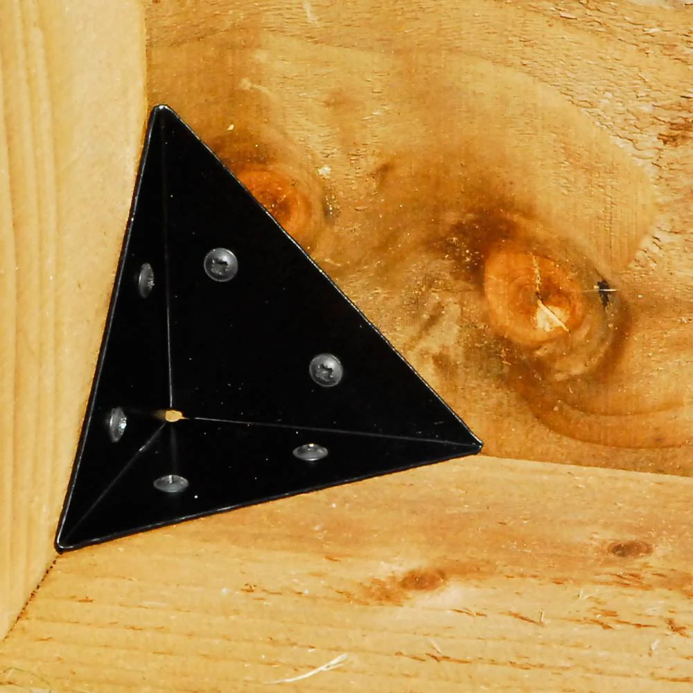 Steel Pyramid 10cm Corner Bracket (Pack of 4 Brackets) - Image 6