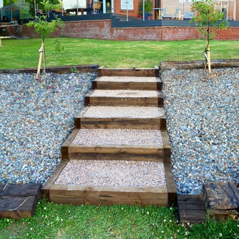 2-Tier Straight Railway Sleeper Bracket with Stake - Image 14