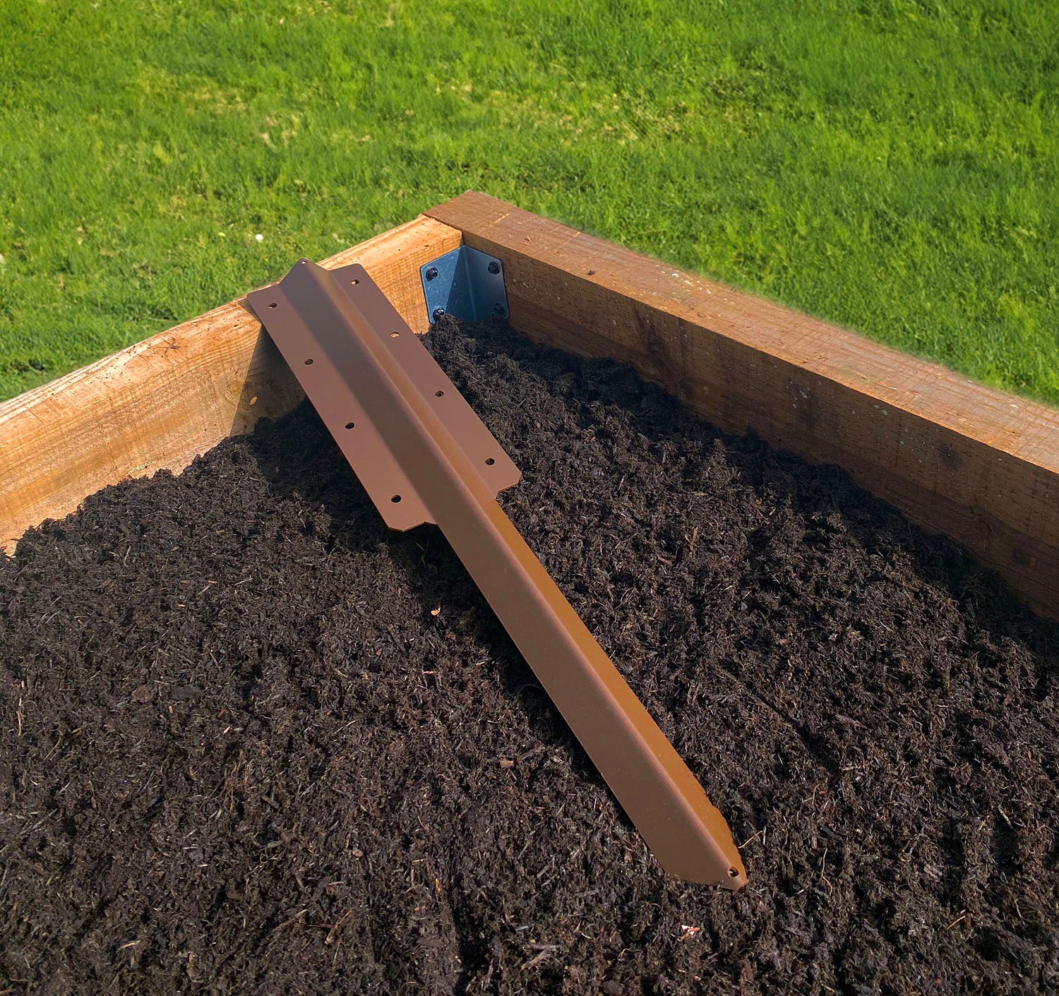 2-Tier Straight Railway Sleeper Bracket with Stake - Image 18