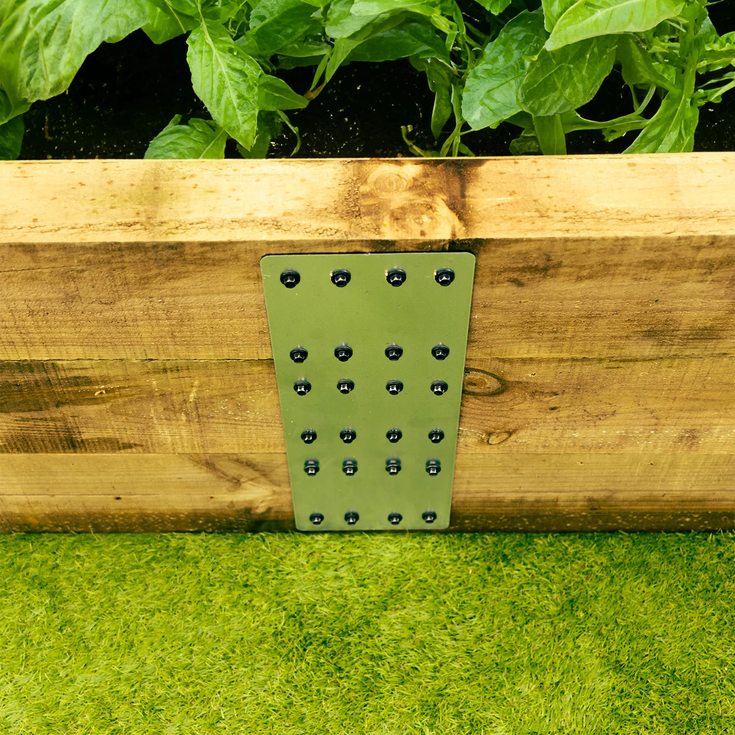 3-Tier Straight Flat Galvanised Steel Railway Sleeper Bracket - Image 4