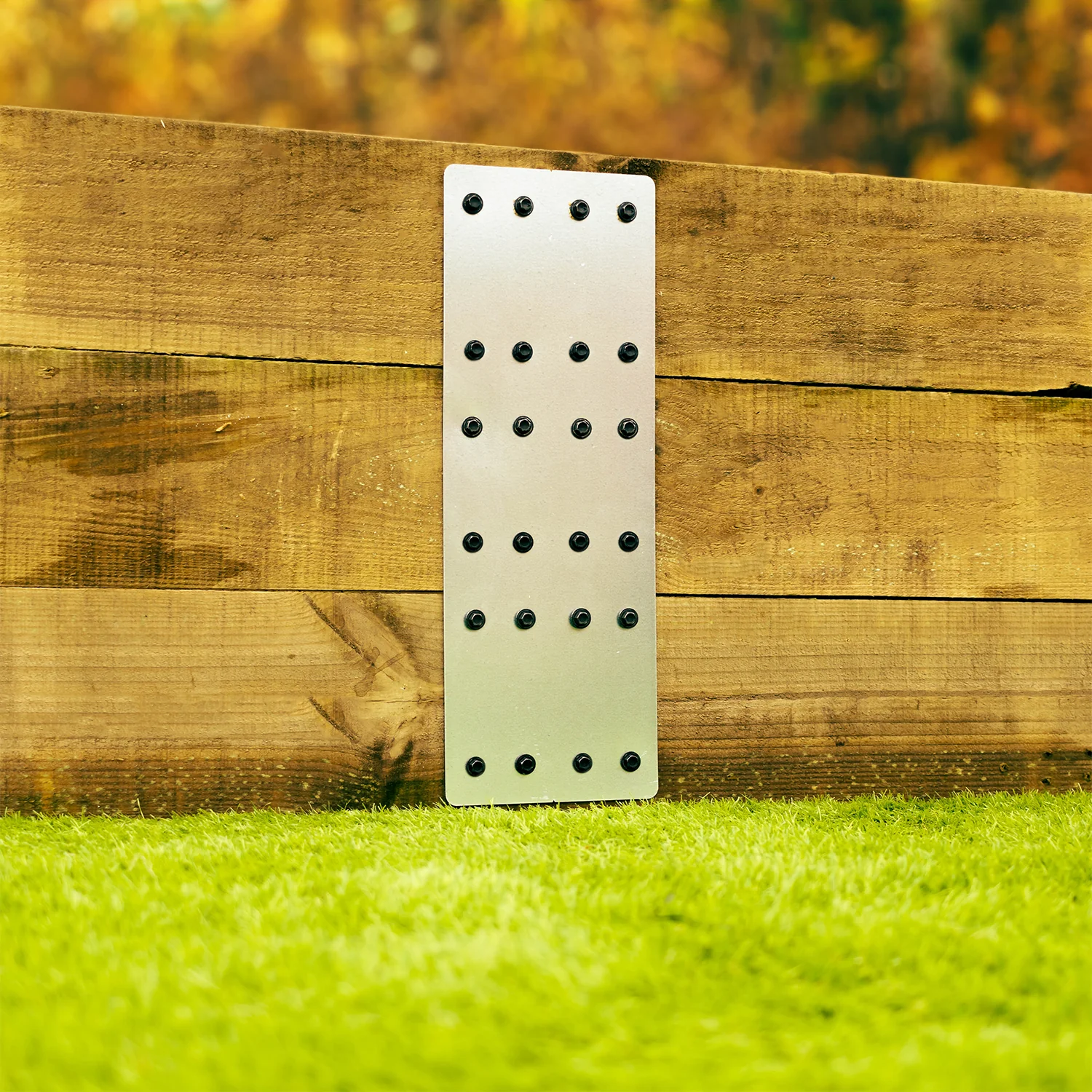 3-Tier Straight Flat Galvanised Steel Railway Sleeper Bracket - Image 8