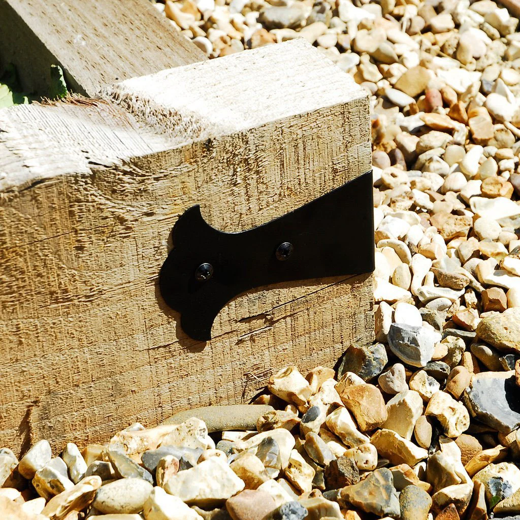 Fancy Corner Railway Sleeper Brackets (Pack of 4 Brackets) - Image 4