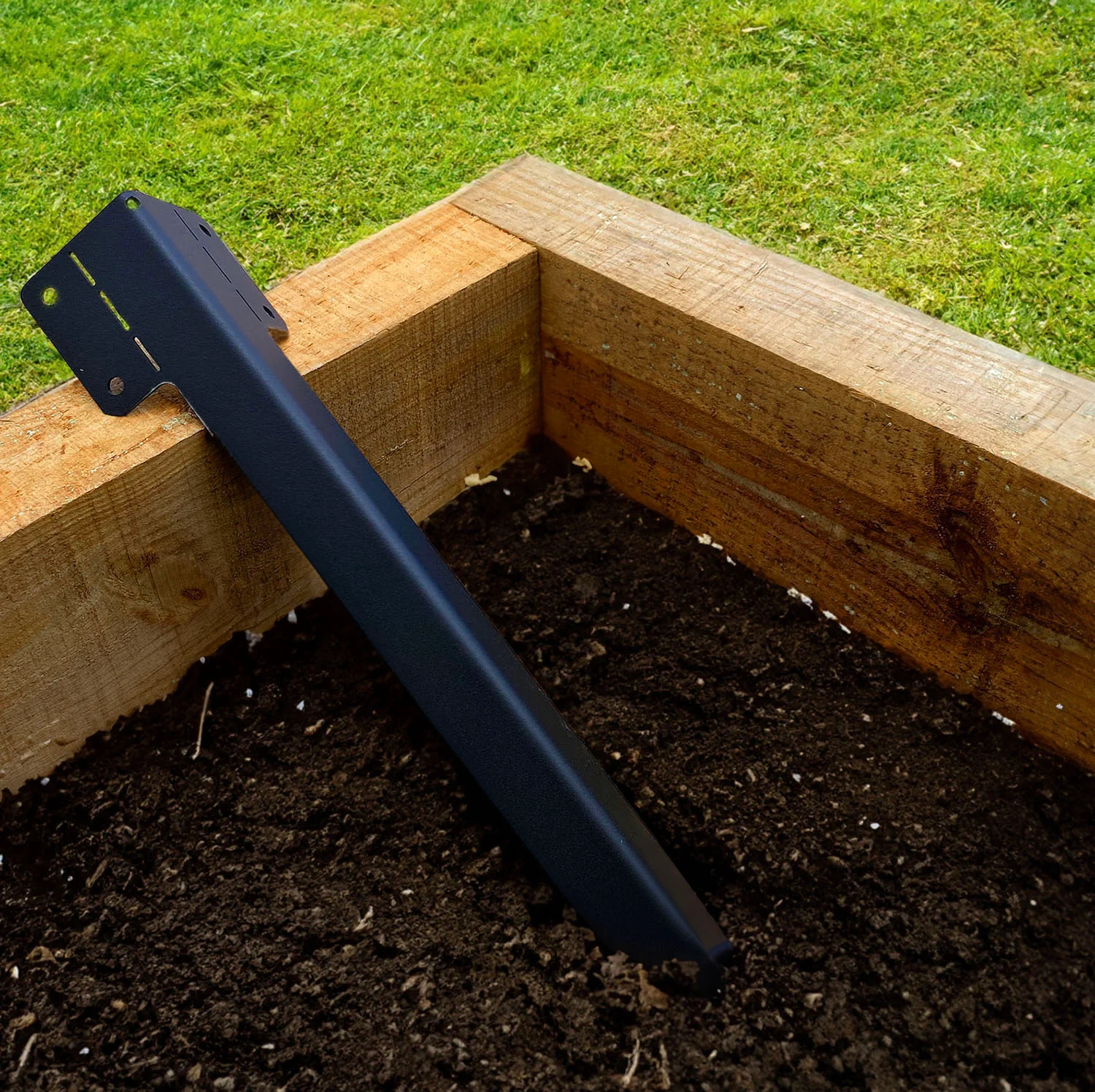 Adjustable Angle Railway Sleeper Bracket with Stake - Image 5