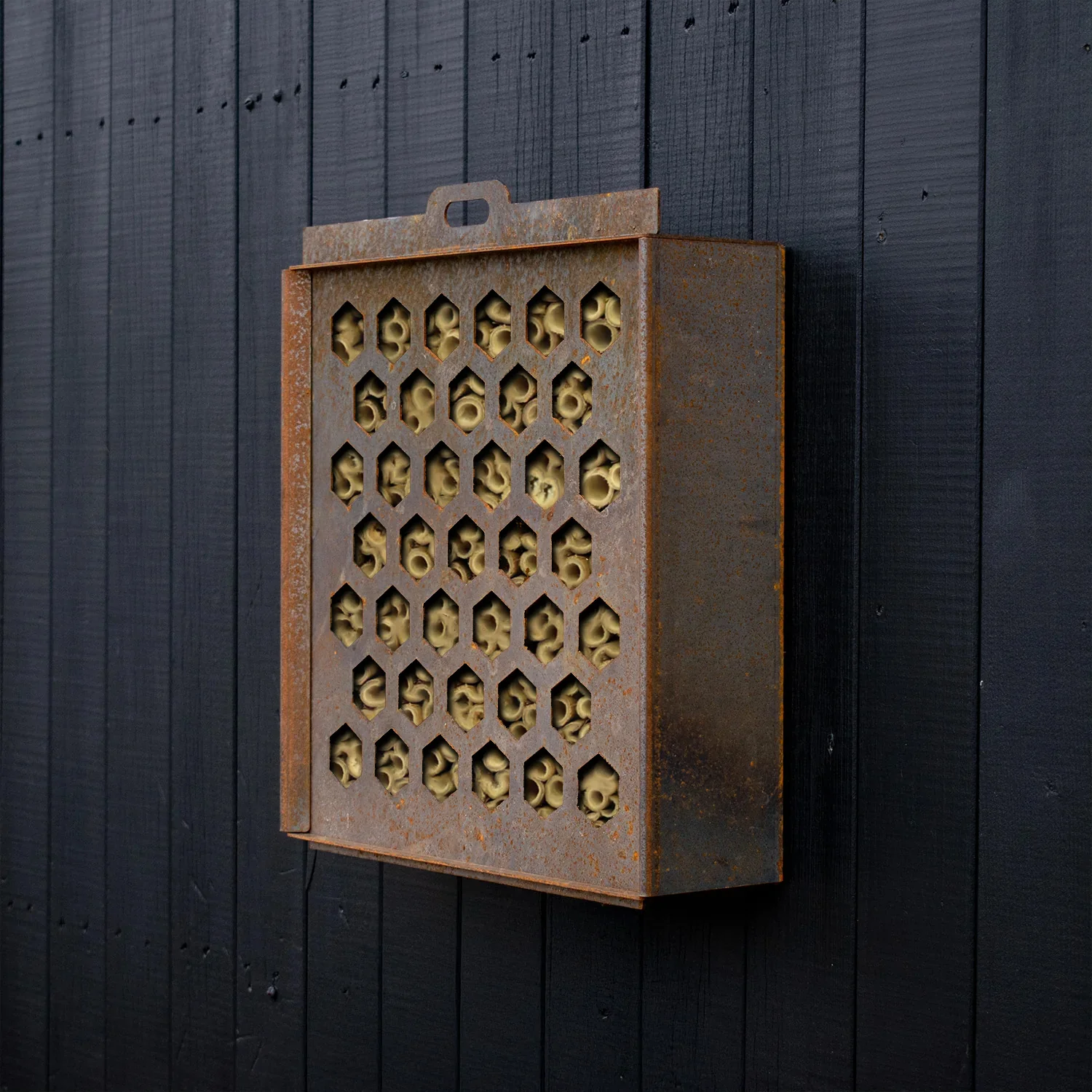 Bellamy Rustic Steel Wall Mount Bug & Insect Hotel for Gardens - Image 8
