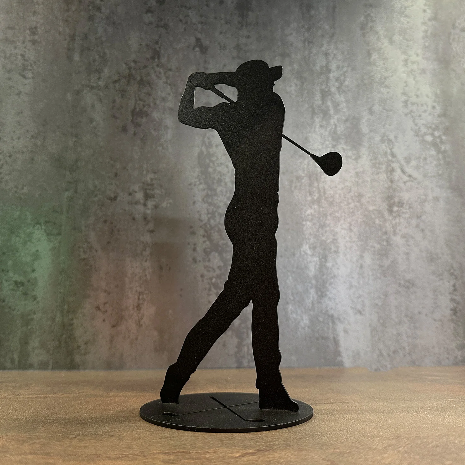 BlackSteel™ Freestanding Golf Player Statue & Ornament - Image 3