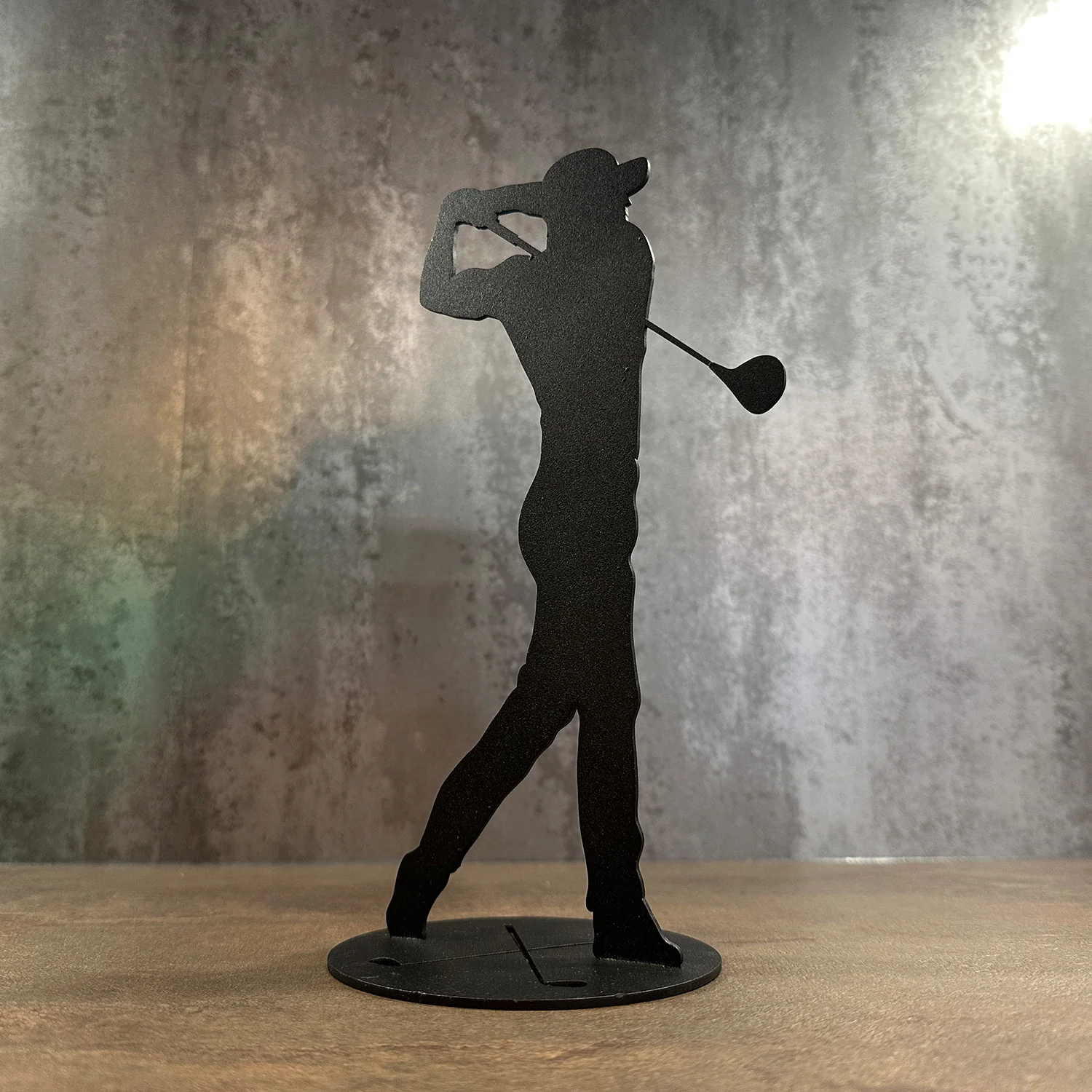BlackSteel™ Freestanding Golf Player Statue & Ornament - Image 5