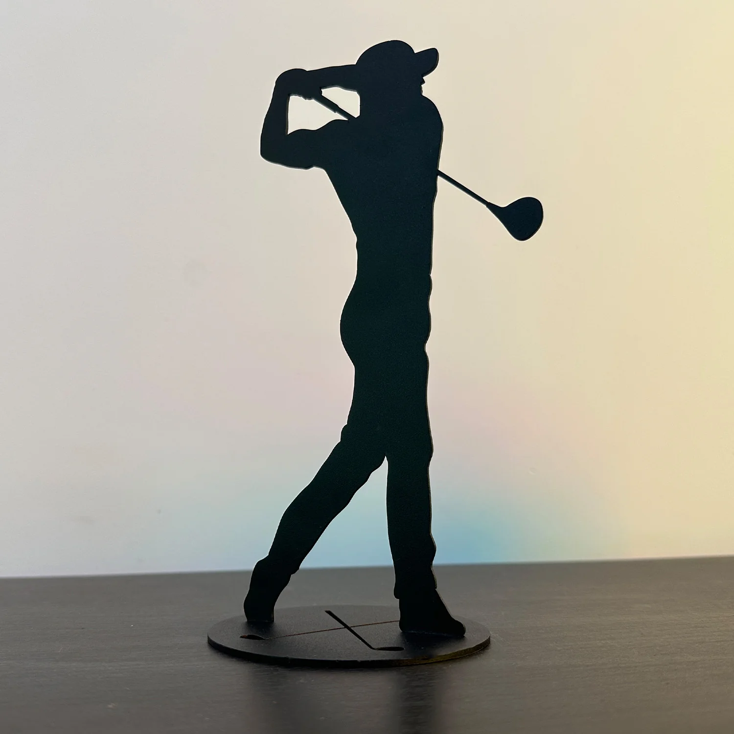BlackSteel™ Freestanding Golf Player Statue & Ornament - Image 6