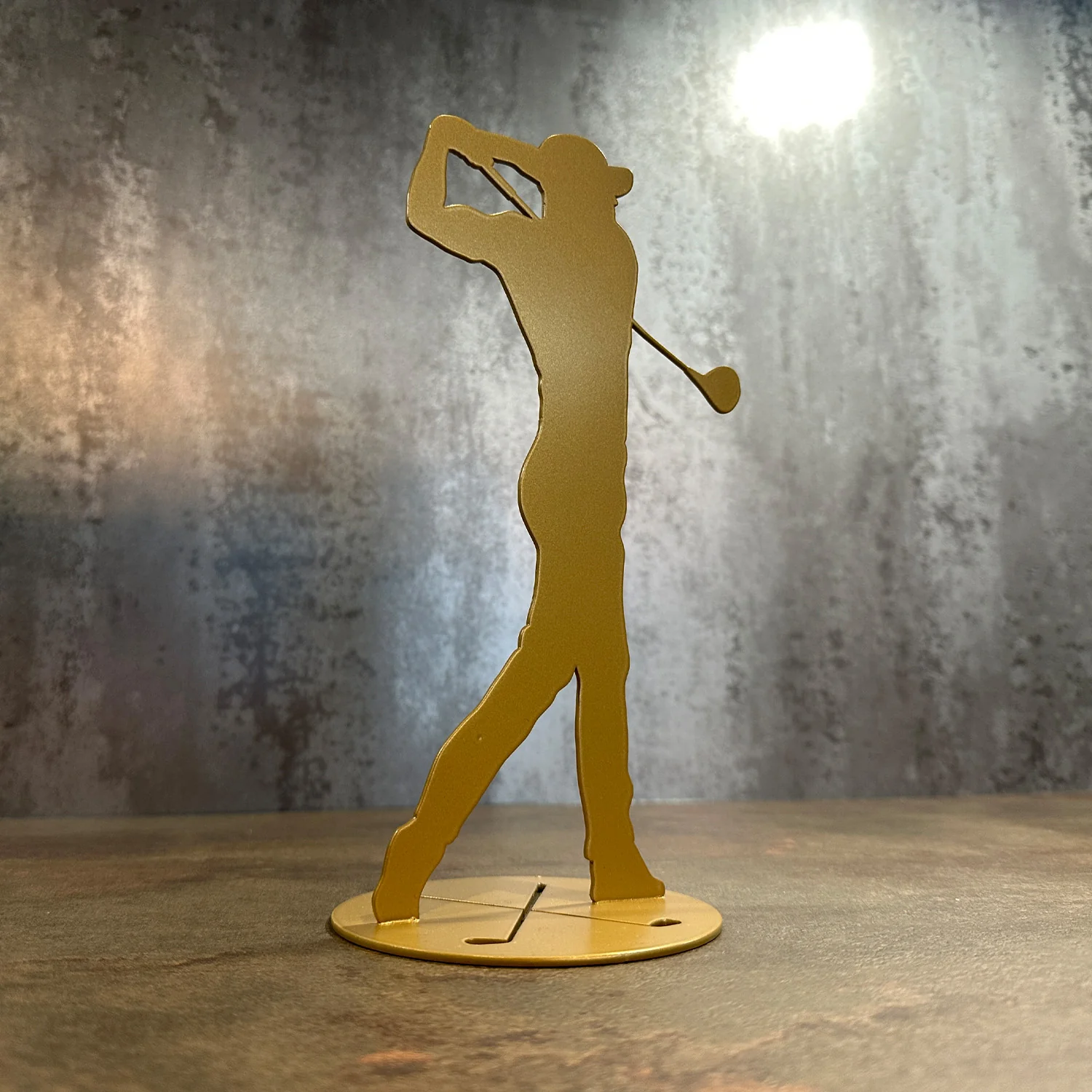 BlackSteel™ Freestanding Golf Player Statue & Ornament - Image 7