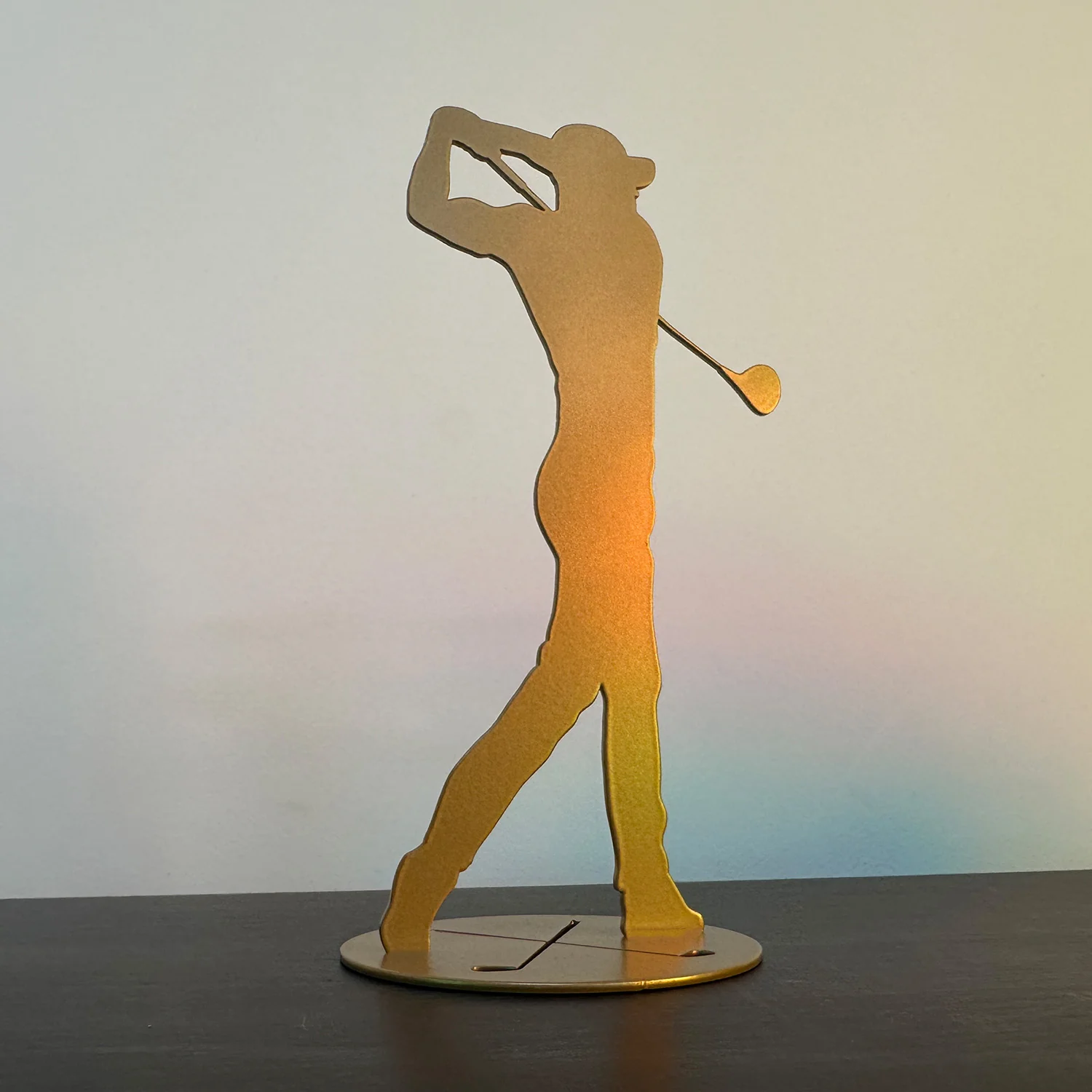 BlackSteel™ Freestanding Golf Player Statue & Ornament - Image 8