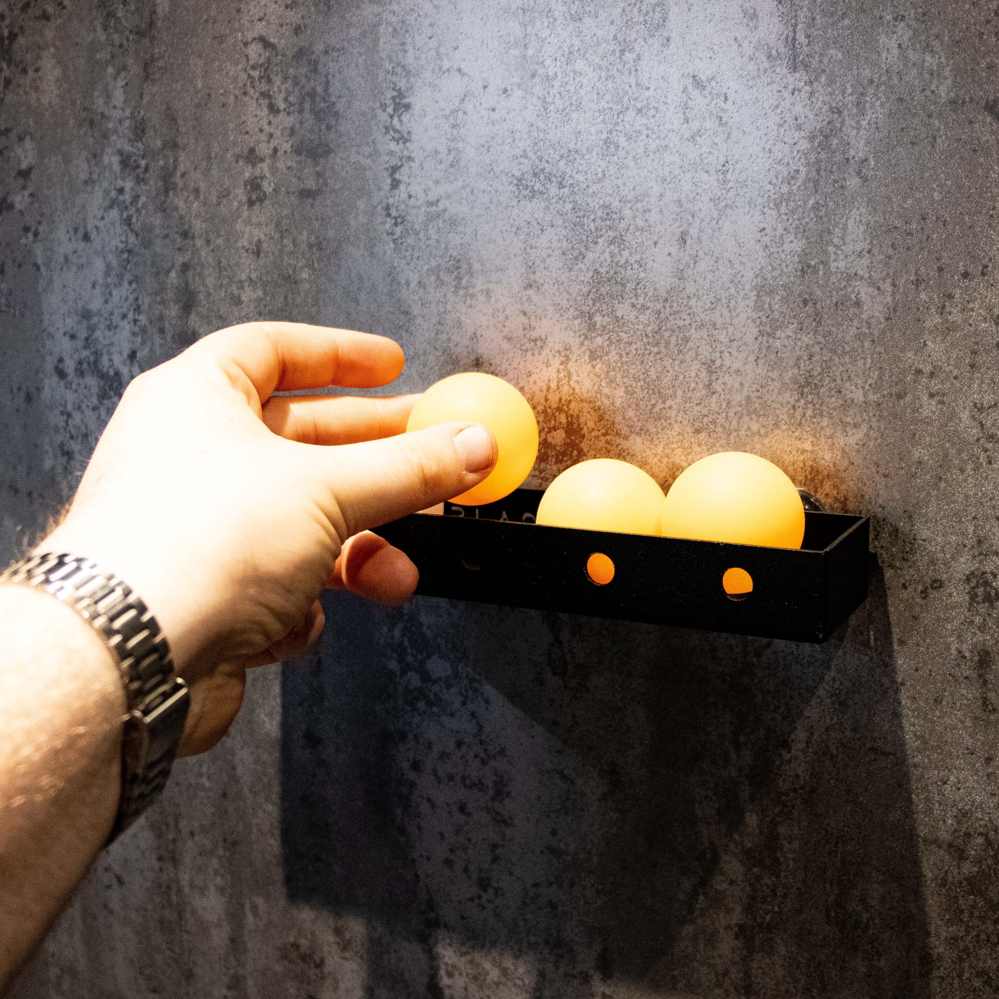 BlackSteel™ Ping Pong / Table Tennis Ball Holder - Image 11