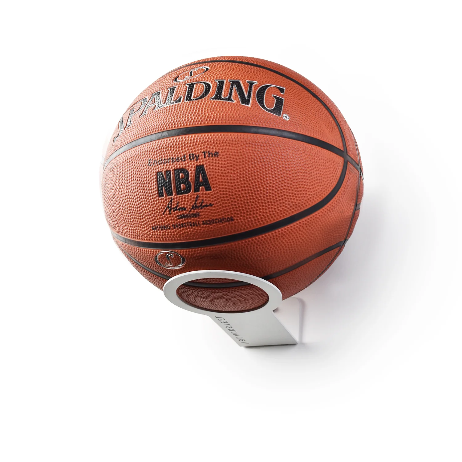 BlackSteel™ Wall Mount Ball Bracket (For Basketballs, Footballs & More) - Image 17