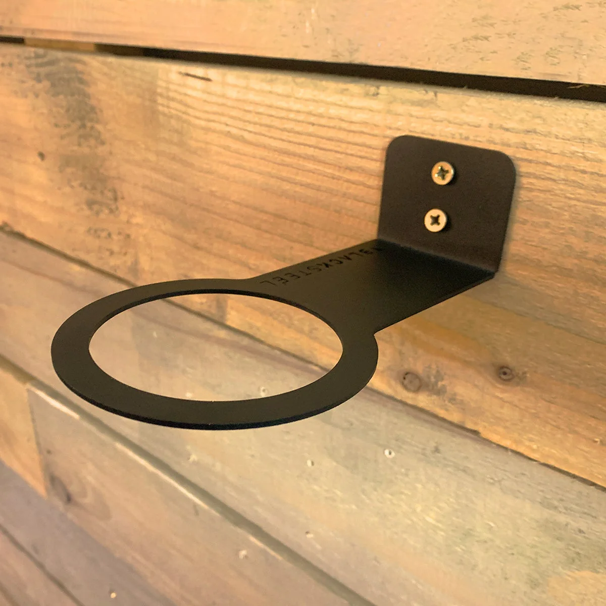 BlackSteel™ Wall Mount Ball Bracket (For Basketballs, Footballs & More) - Image 6