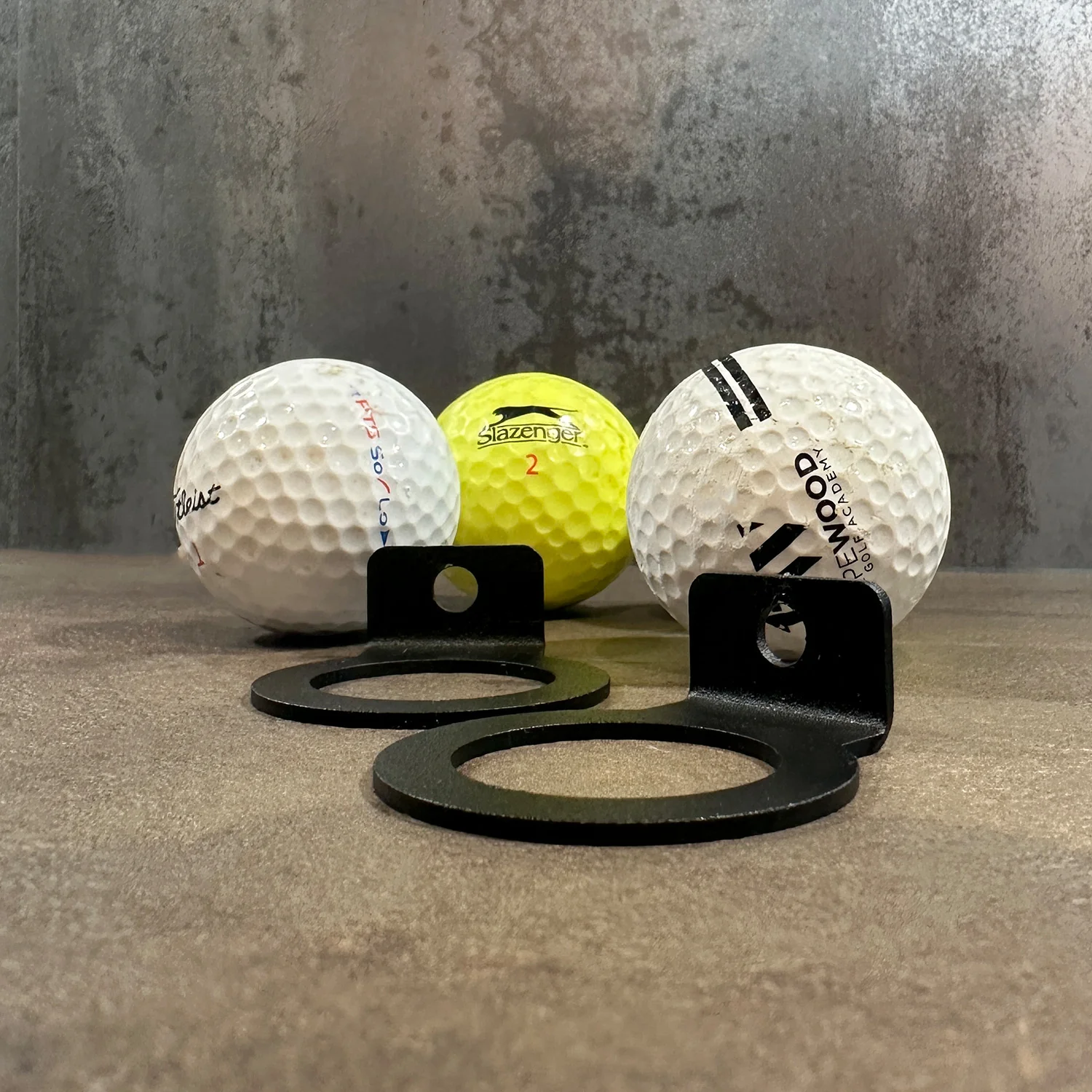 BlackSteel™ Wall Mount Golf Ball Display Bracket & Holder - Image 5