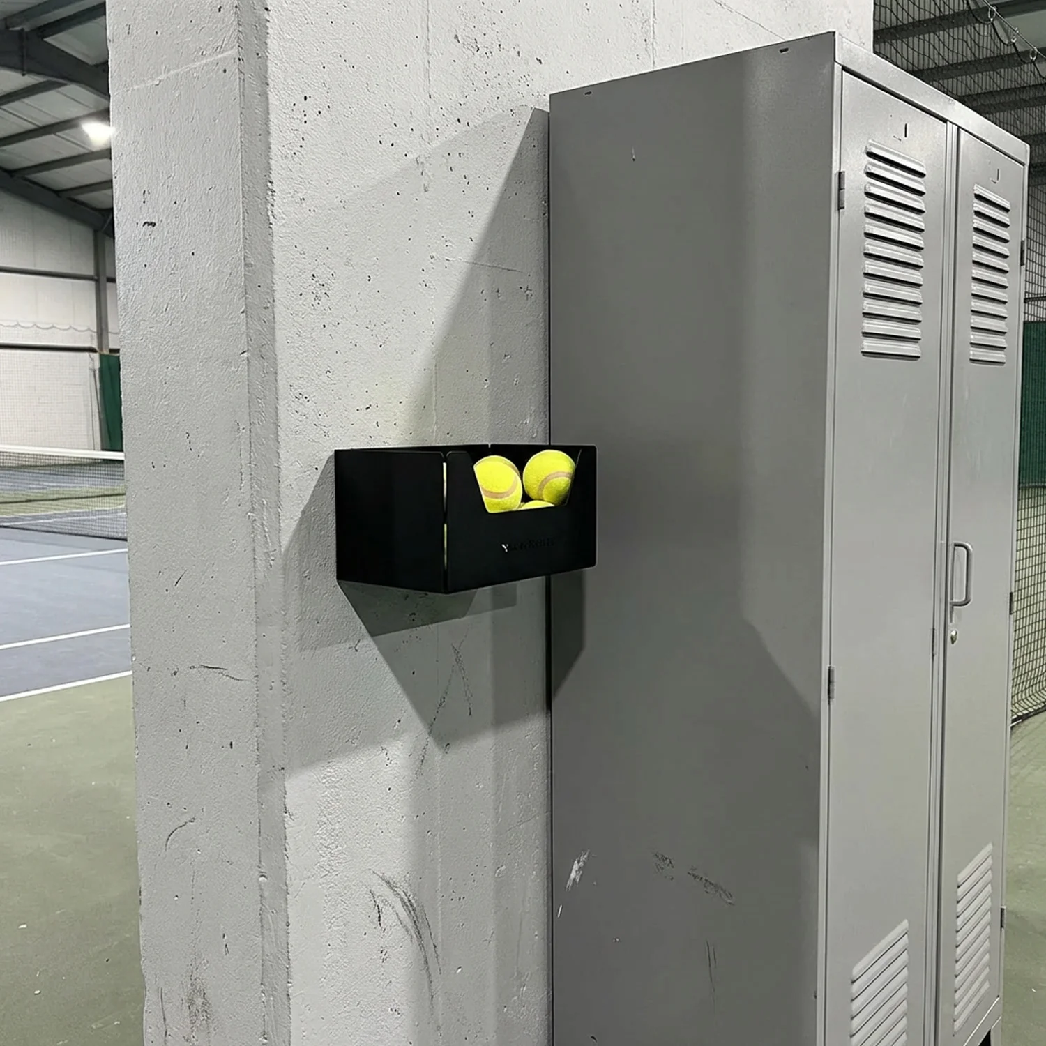 BlackSteel™ Wall Mount Tennis Ball Hopper & Holder - Image 4