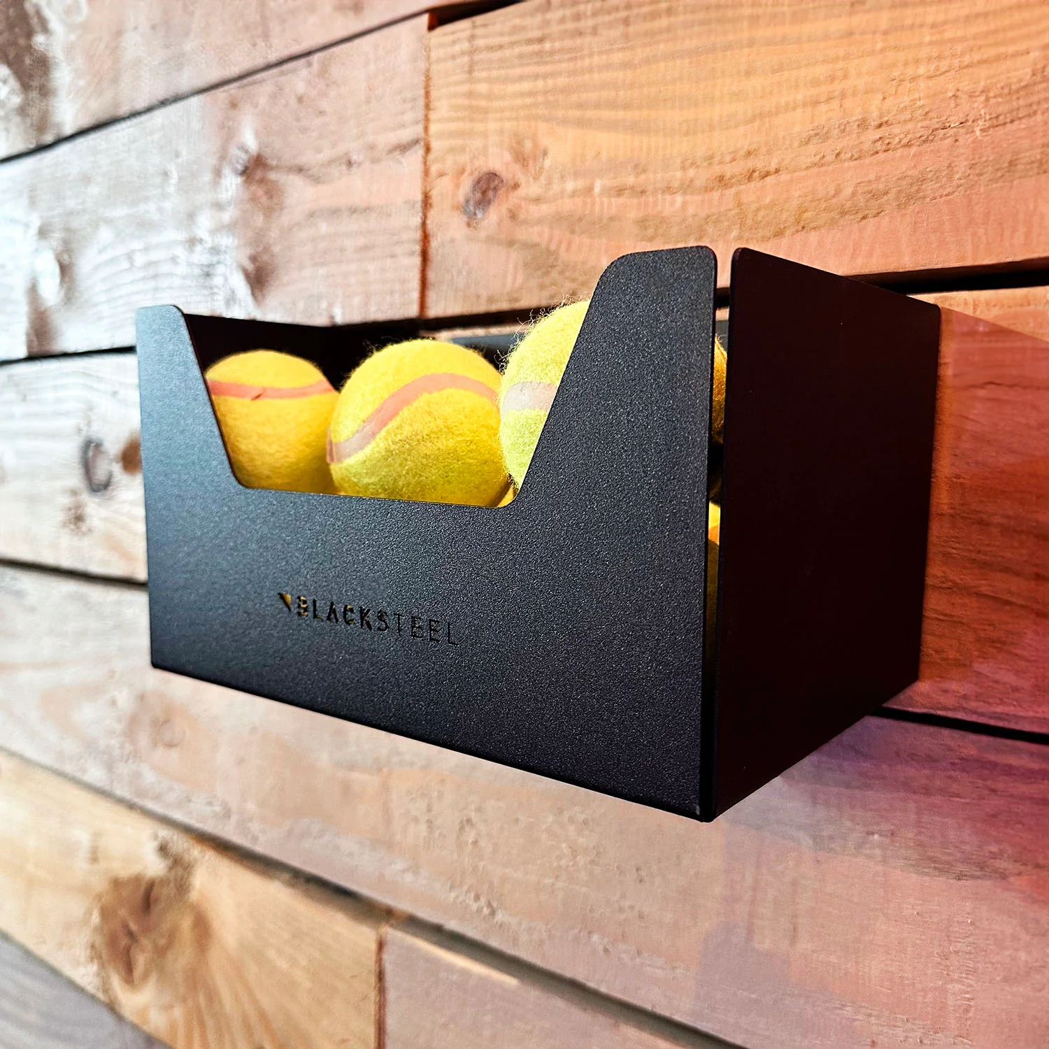 BlackSteel™ Wall Mount Tennis Ball Hopper & Holder - Image 6