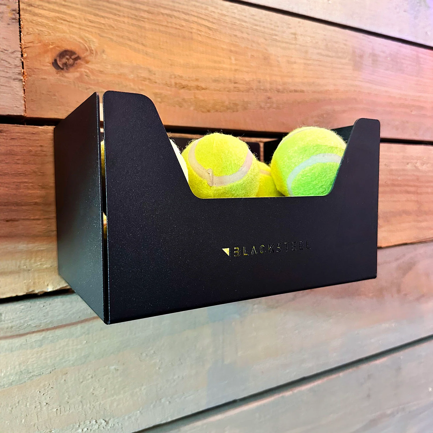 BlackSteel™ Wall Mount Tennis Ball Hopper & Holder - Image 7