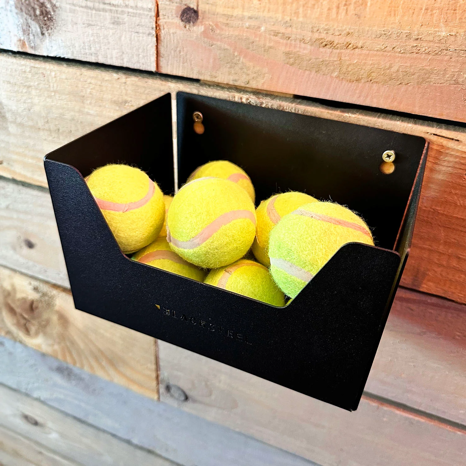 BlackSteel™ Wall Mount Tennis Ball Hopper & Holder - Image 9