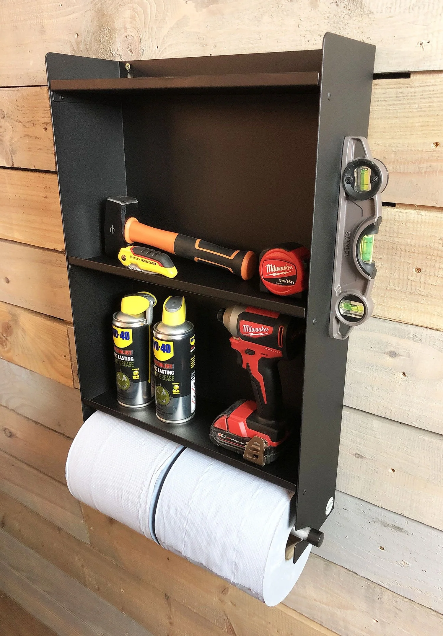 MegaMaxx UK™ Blue Roll Holder Dispenser & Shelving Unit - Image 19