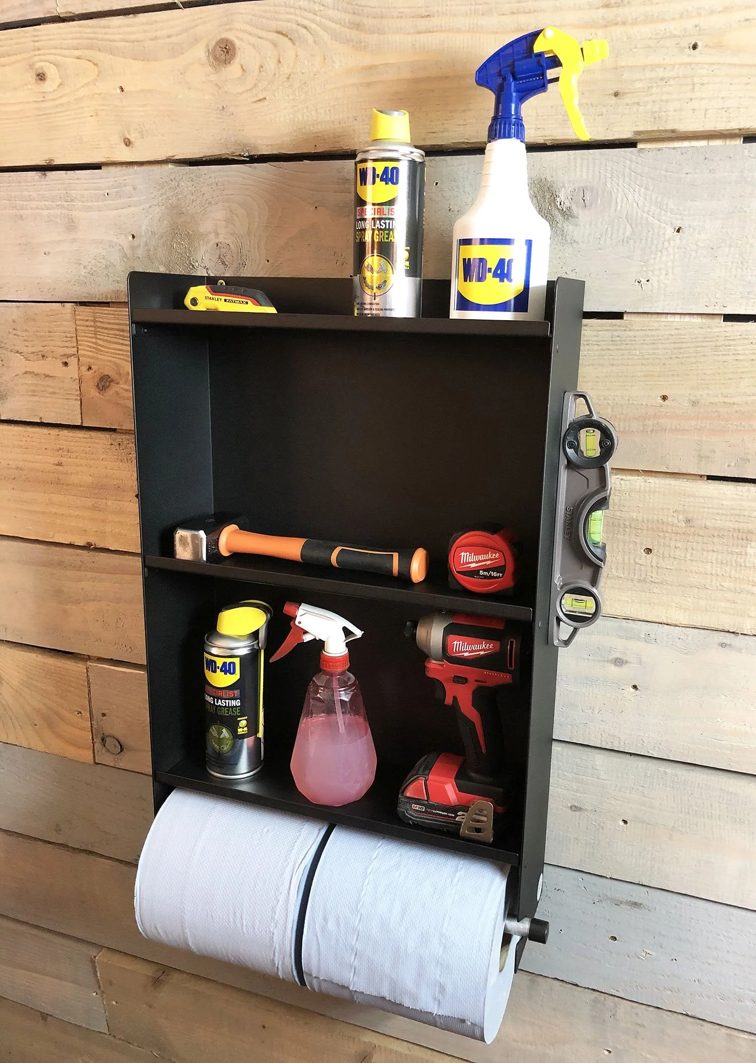 MegaMaxx UK™ Blue Roll Holder Dispenser & Shelving Unit - Image 20