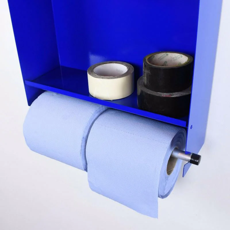 MegaMaxx UK™ Blue Roll Holder Dispenser & Shelving Unit - Image 27