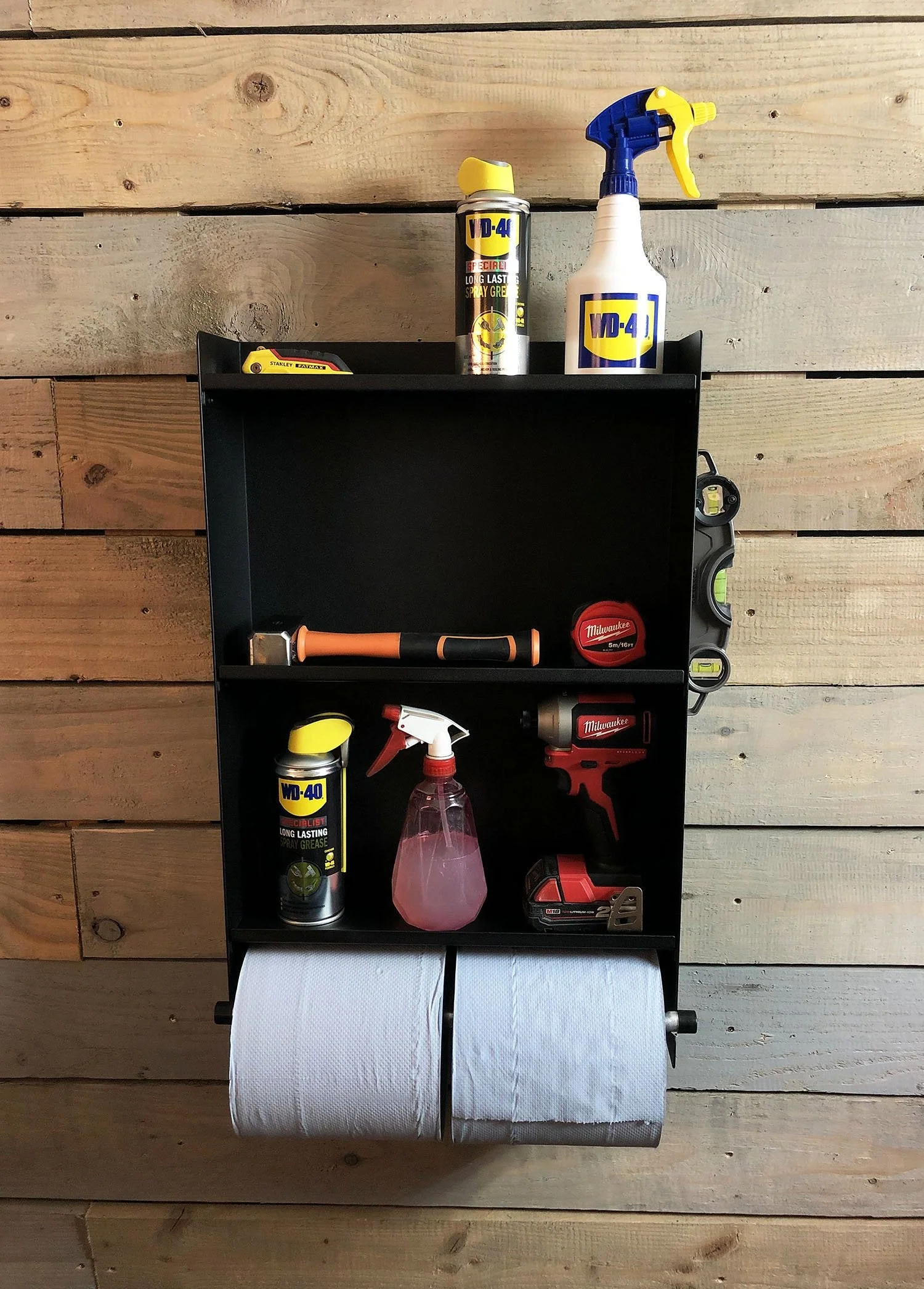 MegaMaxx UK™ Blue Roll Holder Dispenser & Shelving Unit - Image 29