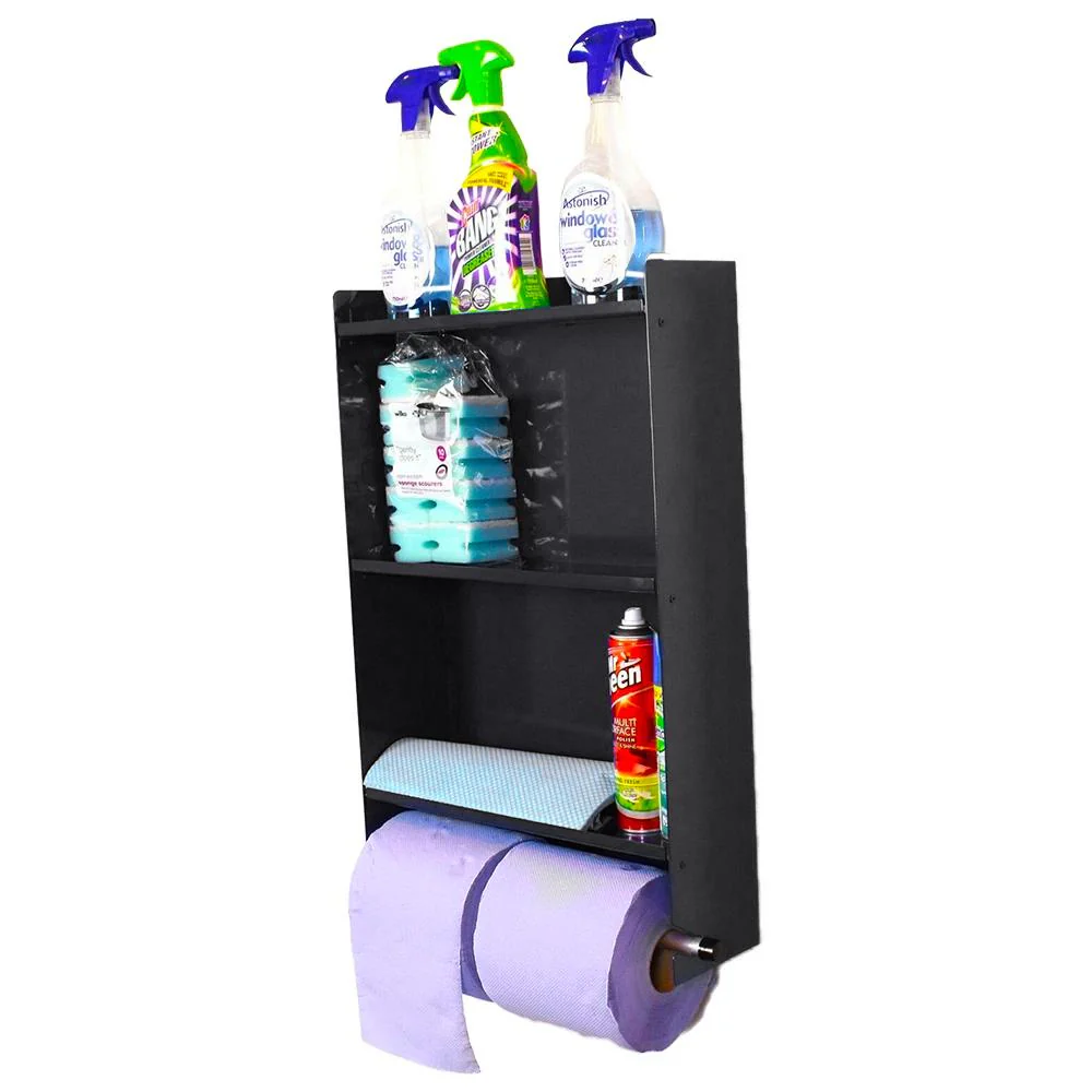 MegaMaxx UK™ Blue Roll Holder Dispenser & Shelving Unit - Image 30
