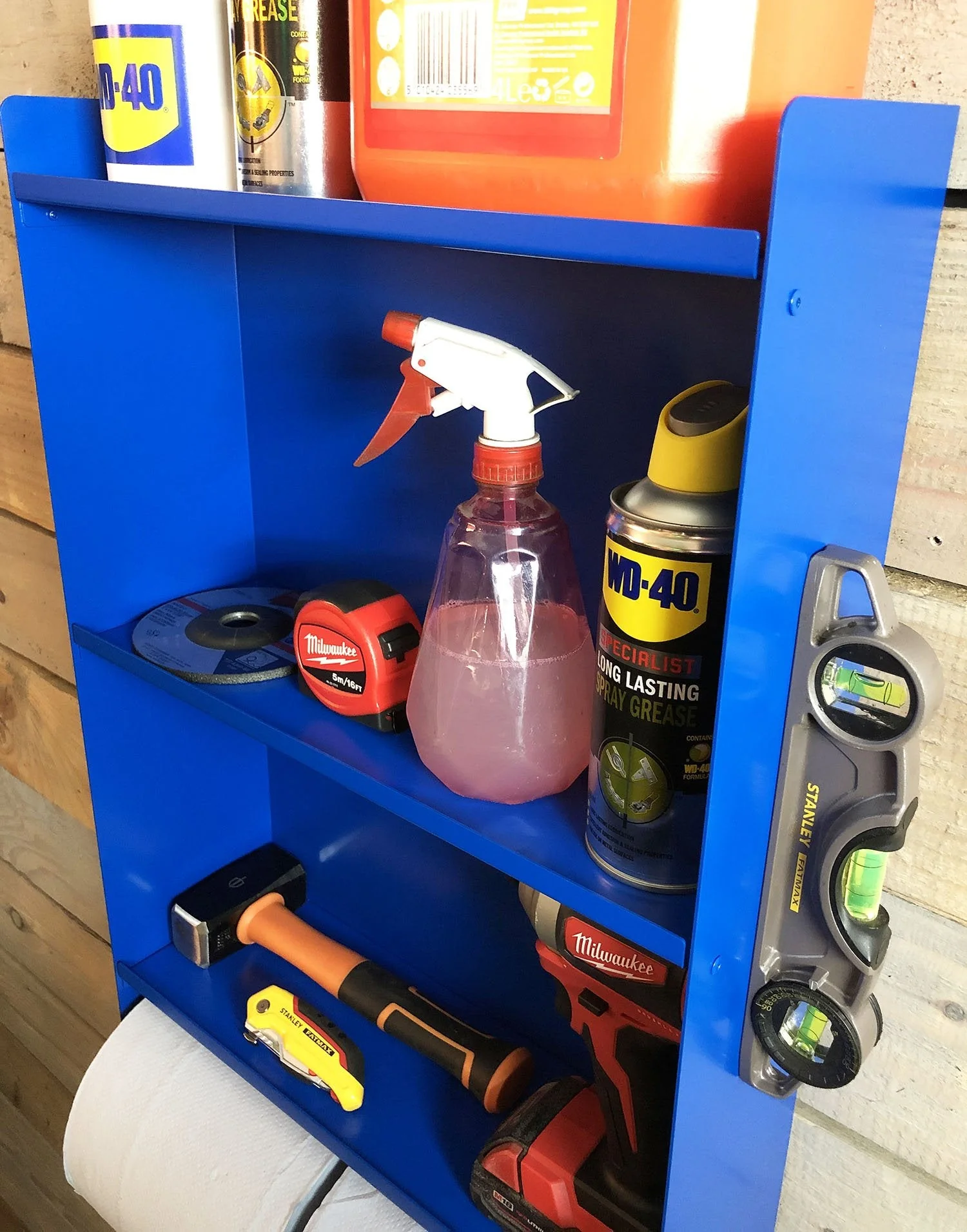 MegaMaxx UK™ Blue Roll Holder Dispenser & Shelving Unit - Image 33