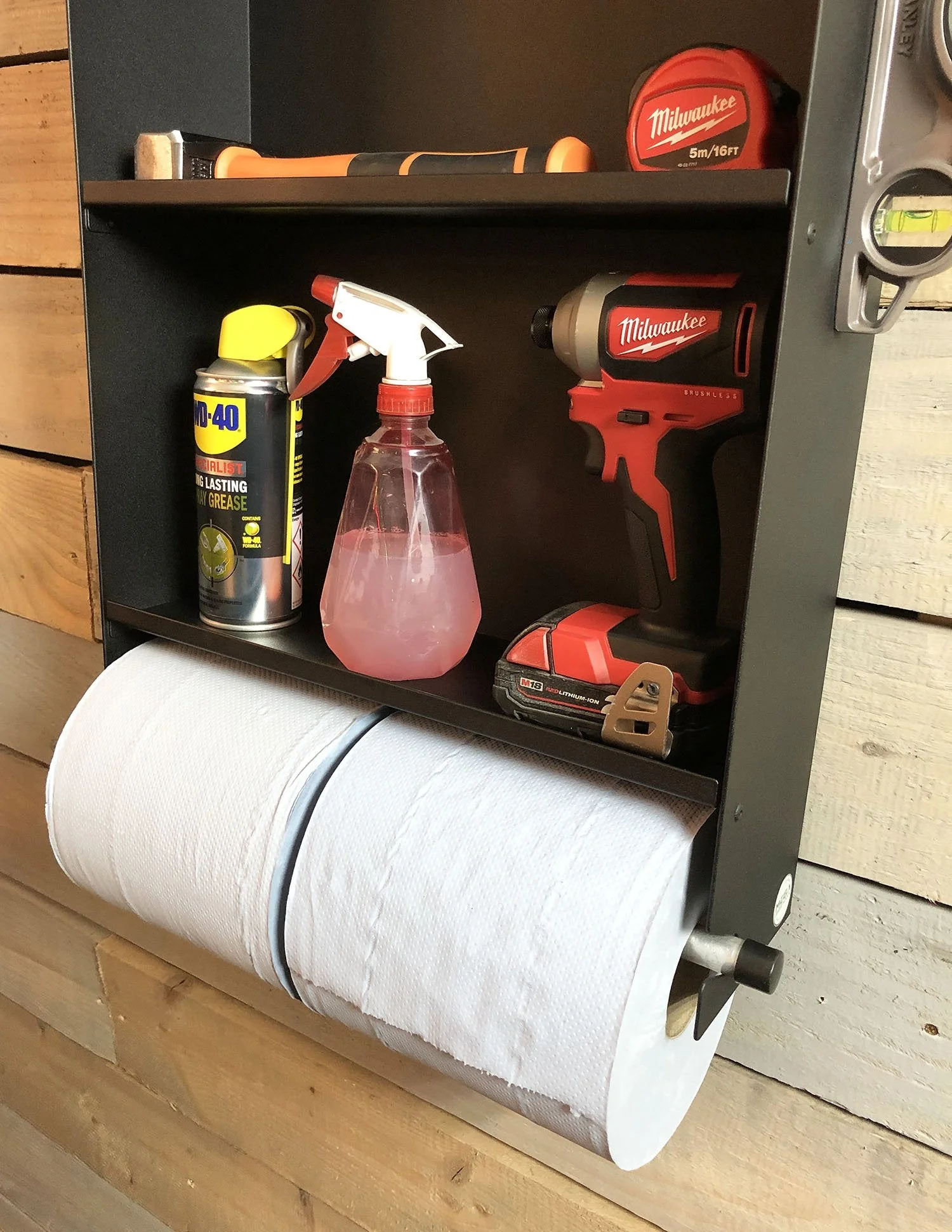 MegaMaxx UK™ Blue Roll Holder Dispenser & Shelving Unit - Image 35