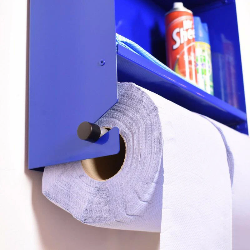 MegaMaxx UK™ Blue Roll Holder Dispenser & Shelving Unit - Image 37