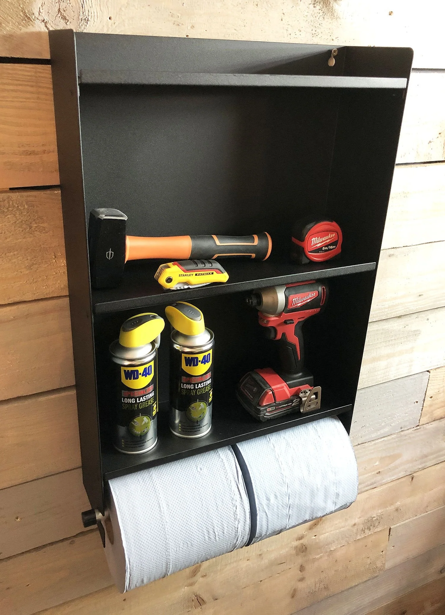 MegaMaxx UK™ Blue Roll Holder Dispenser & Shelving Unit - Image 38