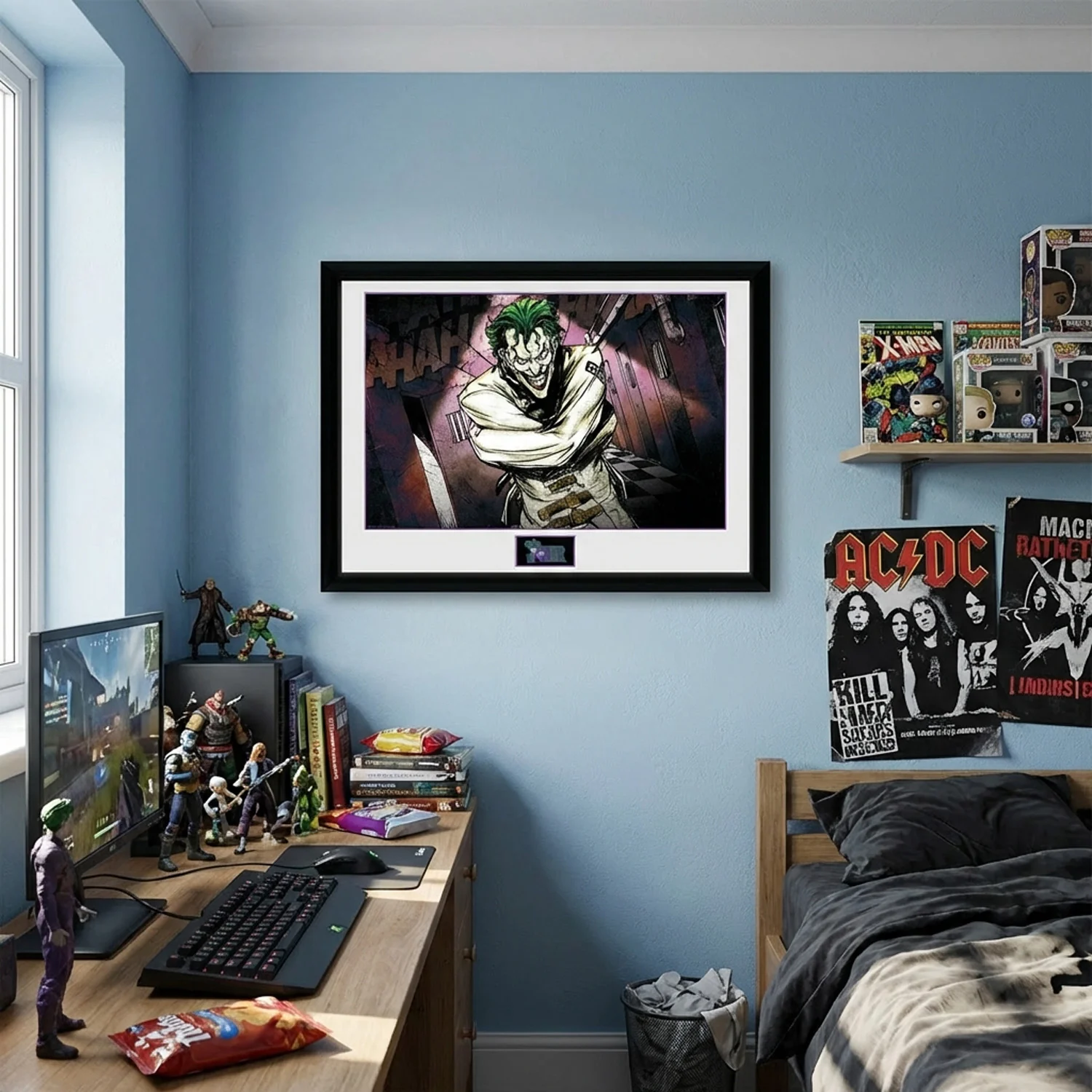 DC Icons Joker Poster - Arkham Asylum Framed Collectors Print - Image 4
