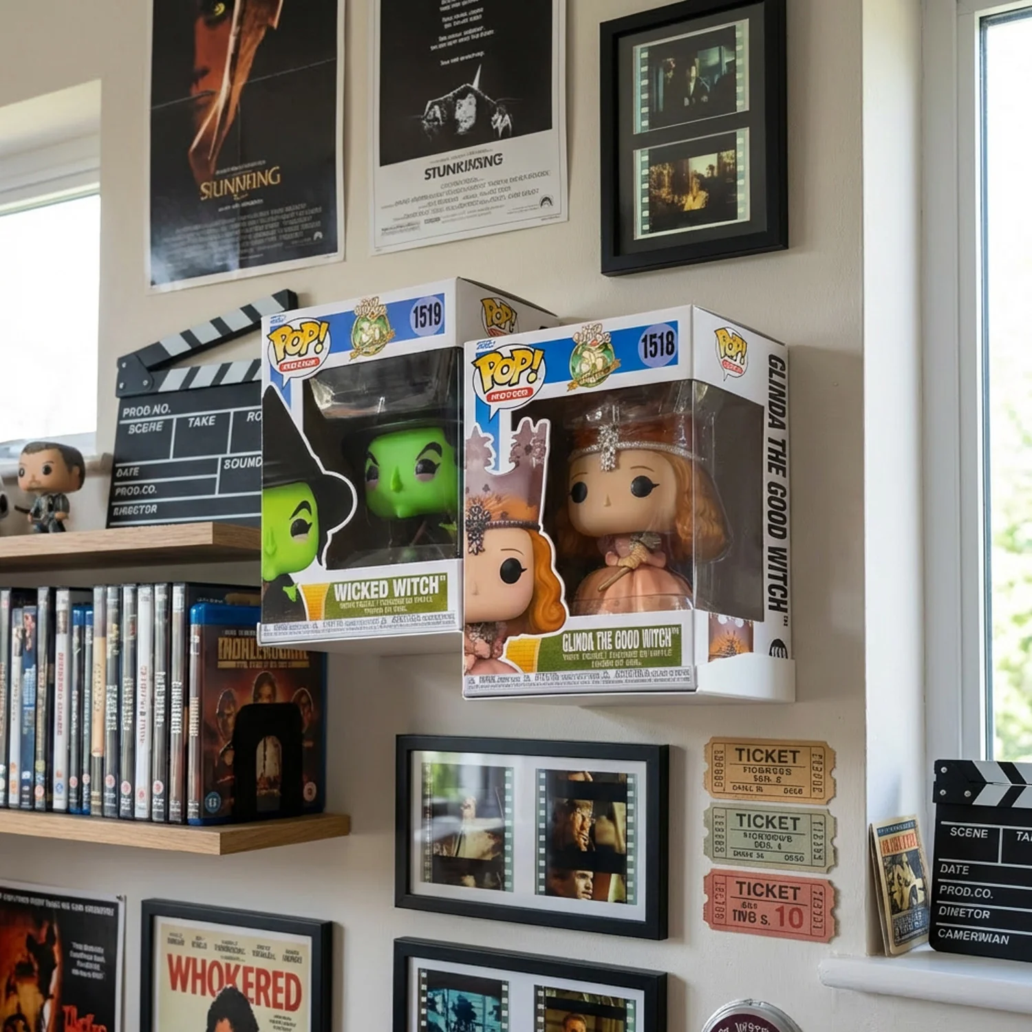 At The Movies Dual Staggered Funko Pop Vinyl Figure Wall Display Mount - Image 3