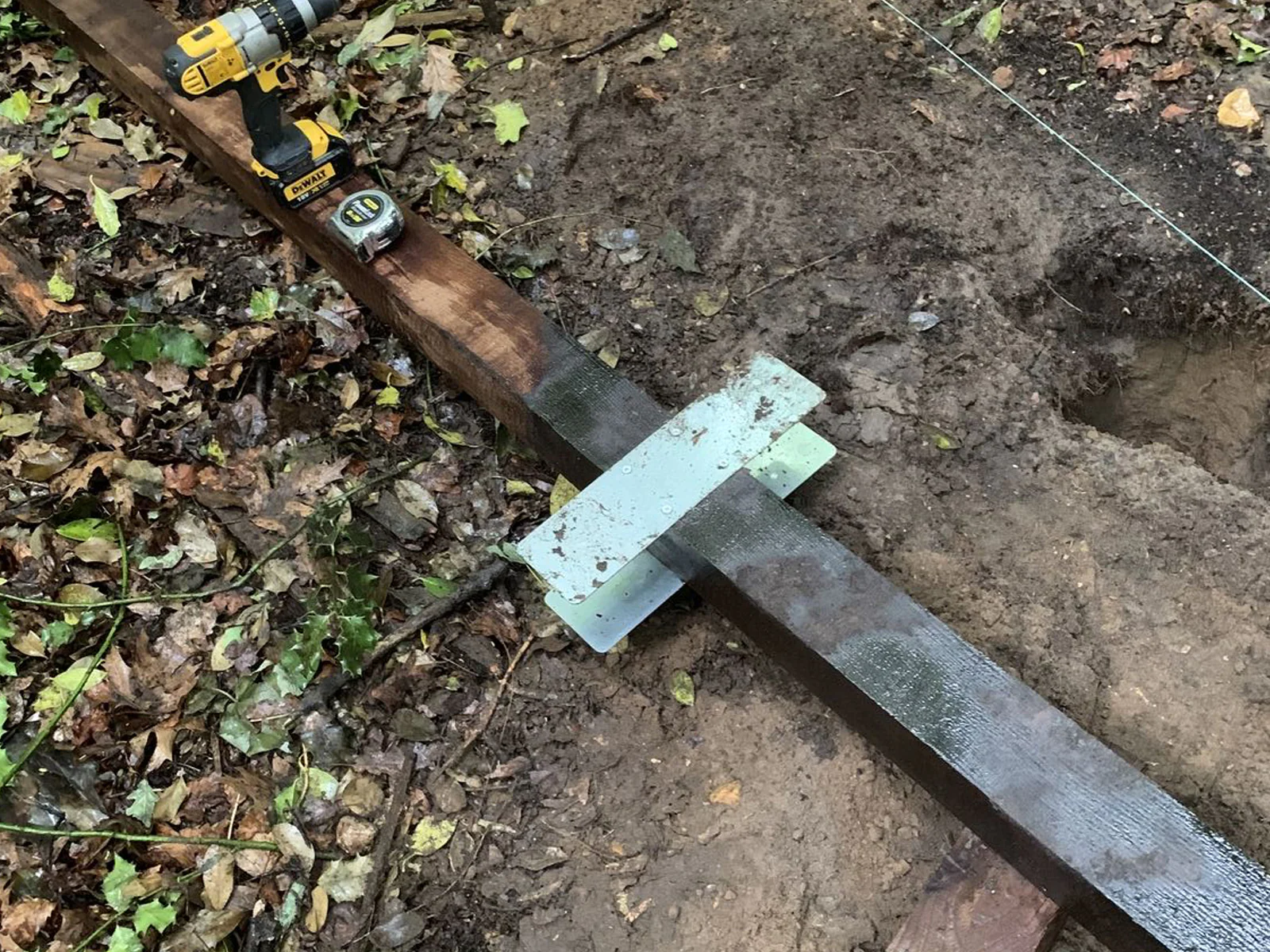 FenceEasy™ EcoFence Fence Post Anchor Brackets (Set of 2 Brackets) - Image 8