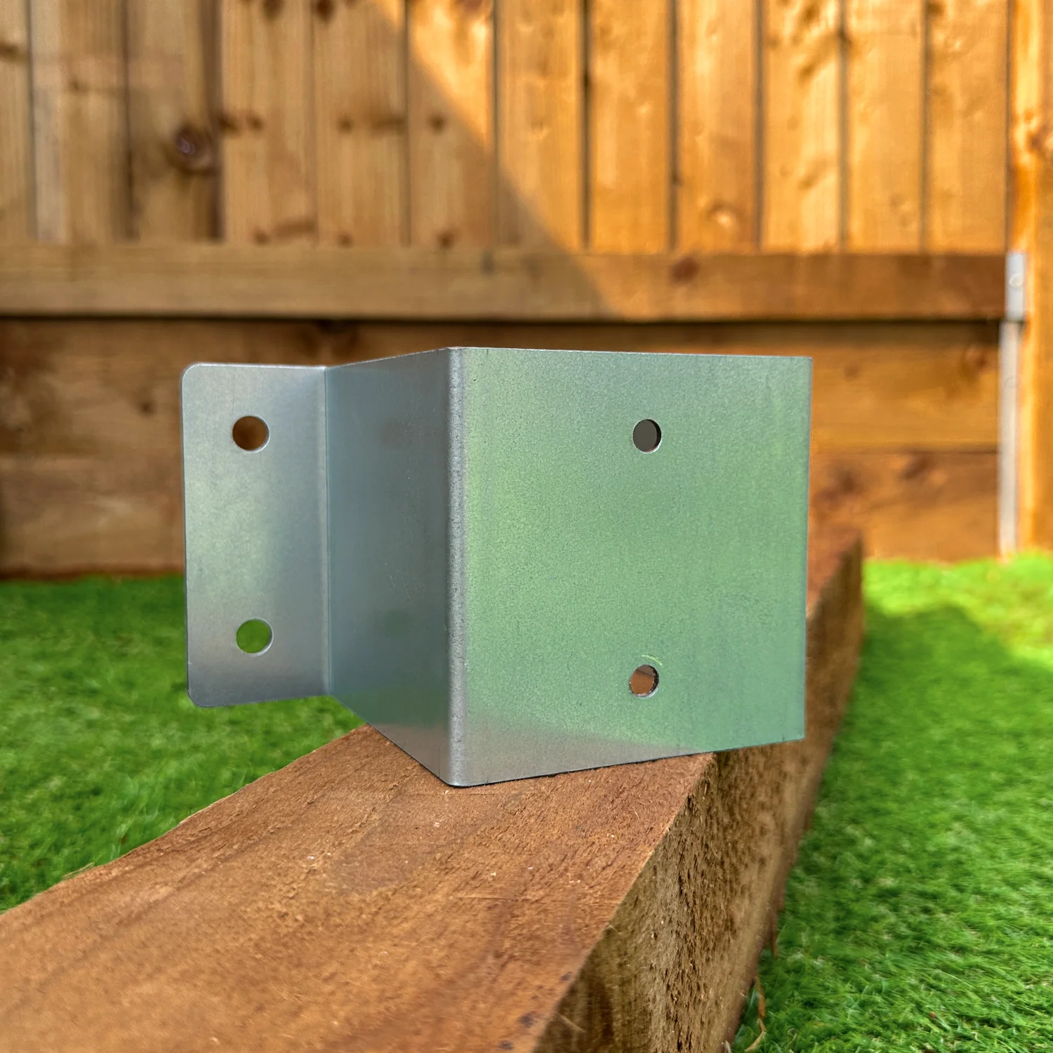 FenceEasy™ Fence Post Wall Fixing Bracket (4 Sizes Available) - Image 3