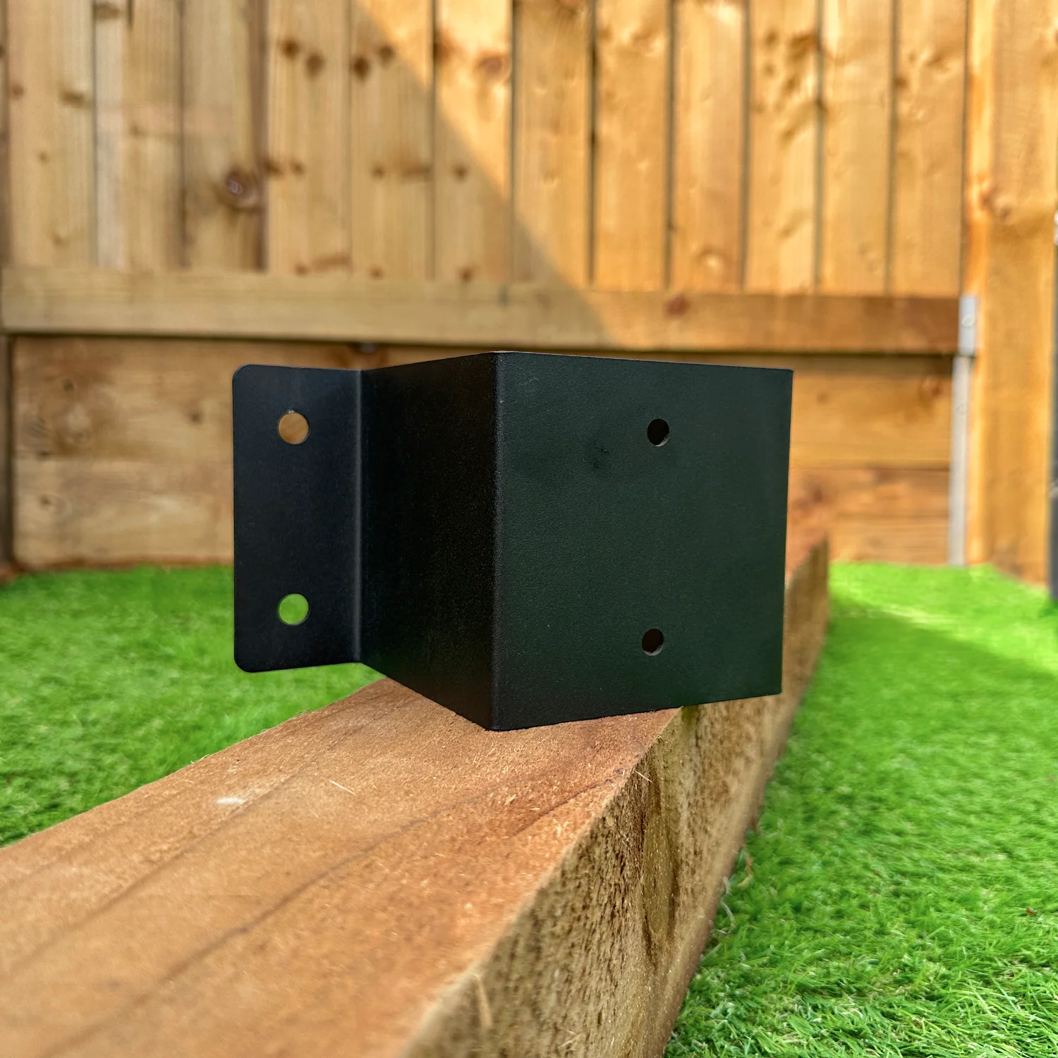 FenceEasy™ Fence Post Wall Fixing Bracket (4 Sizes Available) - Image 4