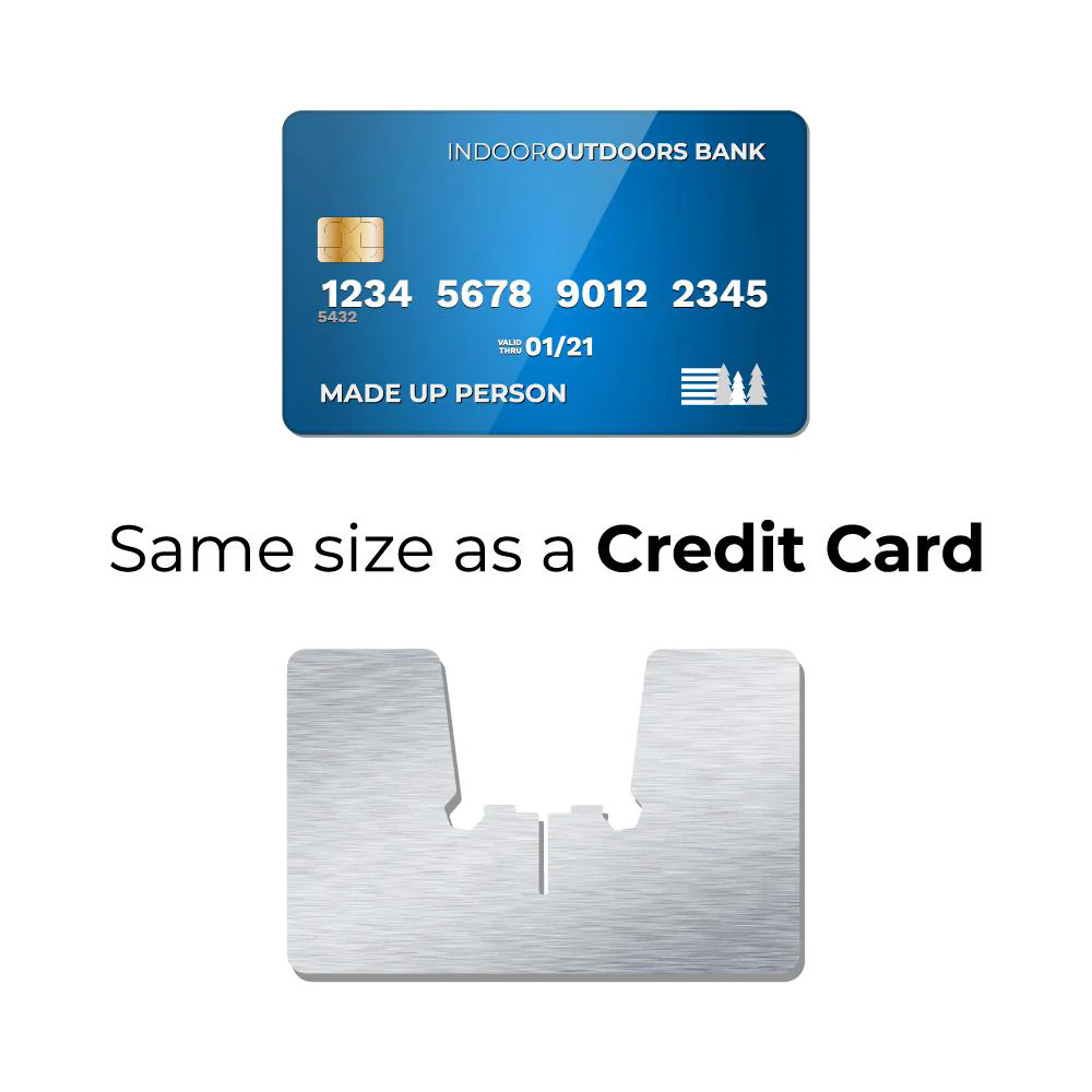 Volcann™ Flat-Pack Credit Card Mini Stove Cooker - Image 4