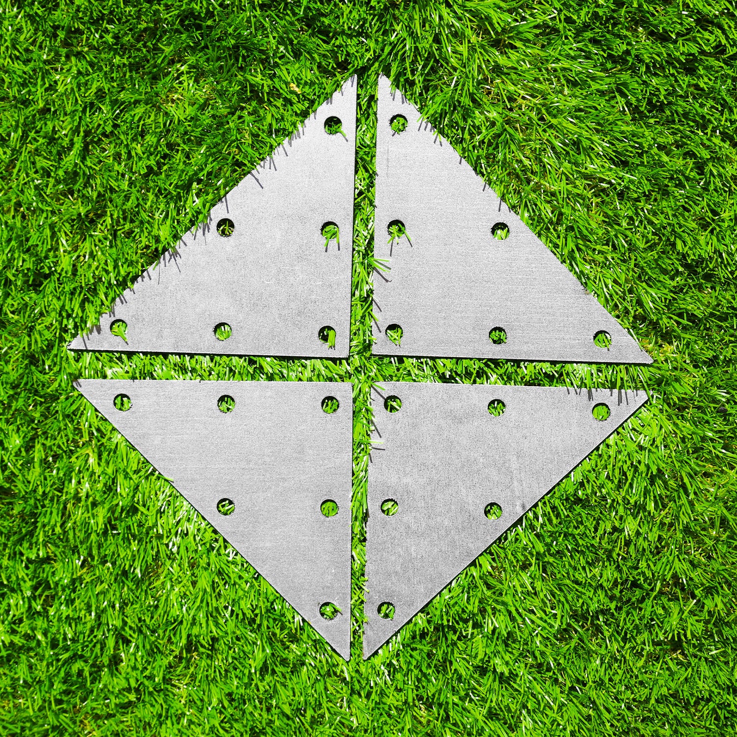 Flat Triangle Steel Corner Fixing Plate Bracket (2 Sizes Available) - Image 10