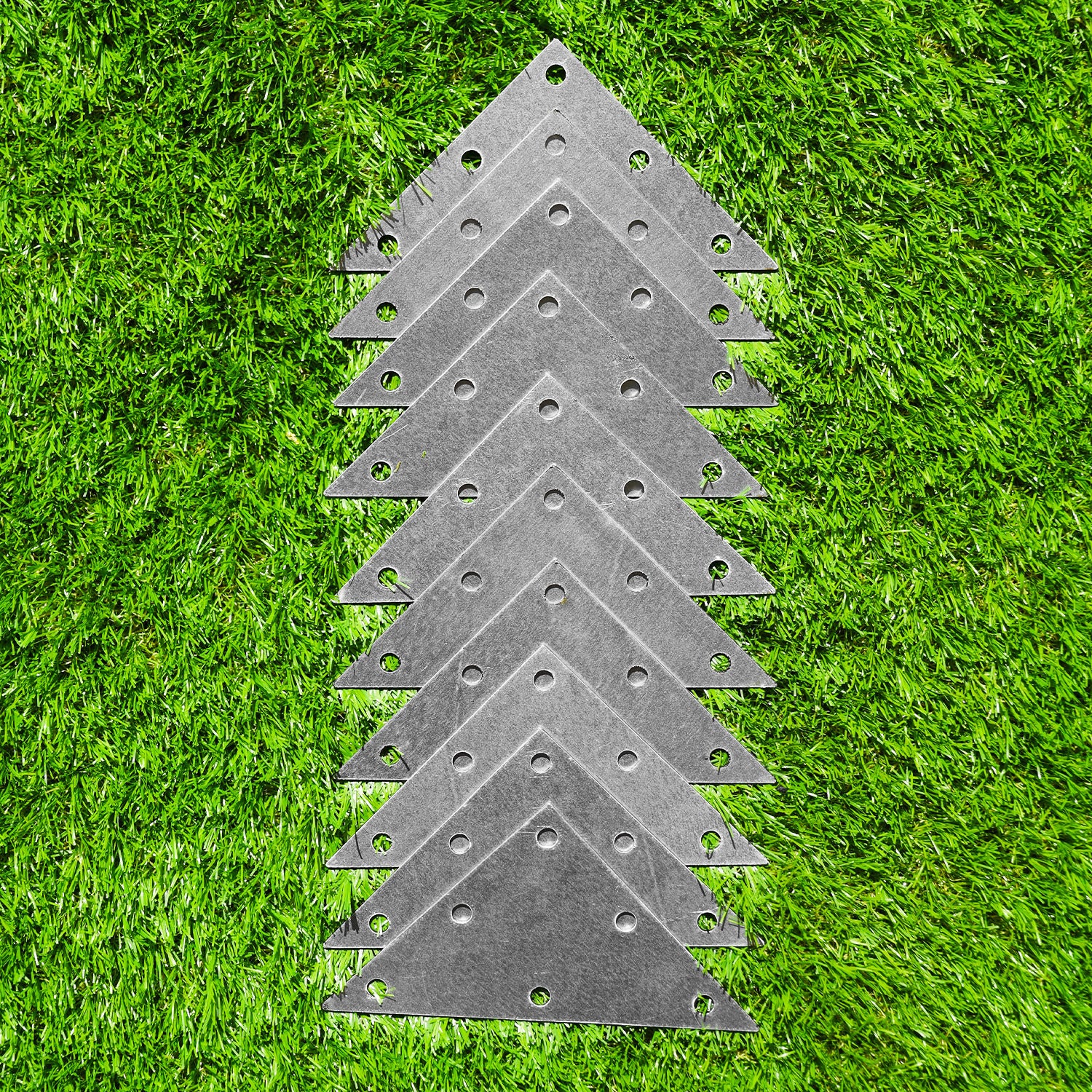 Flat Triangle Steel Corner Fixing Plate Bracket (2 Sizes Available) - Image 12