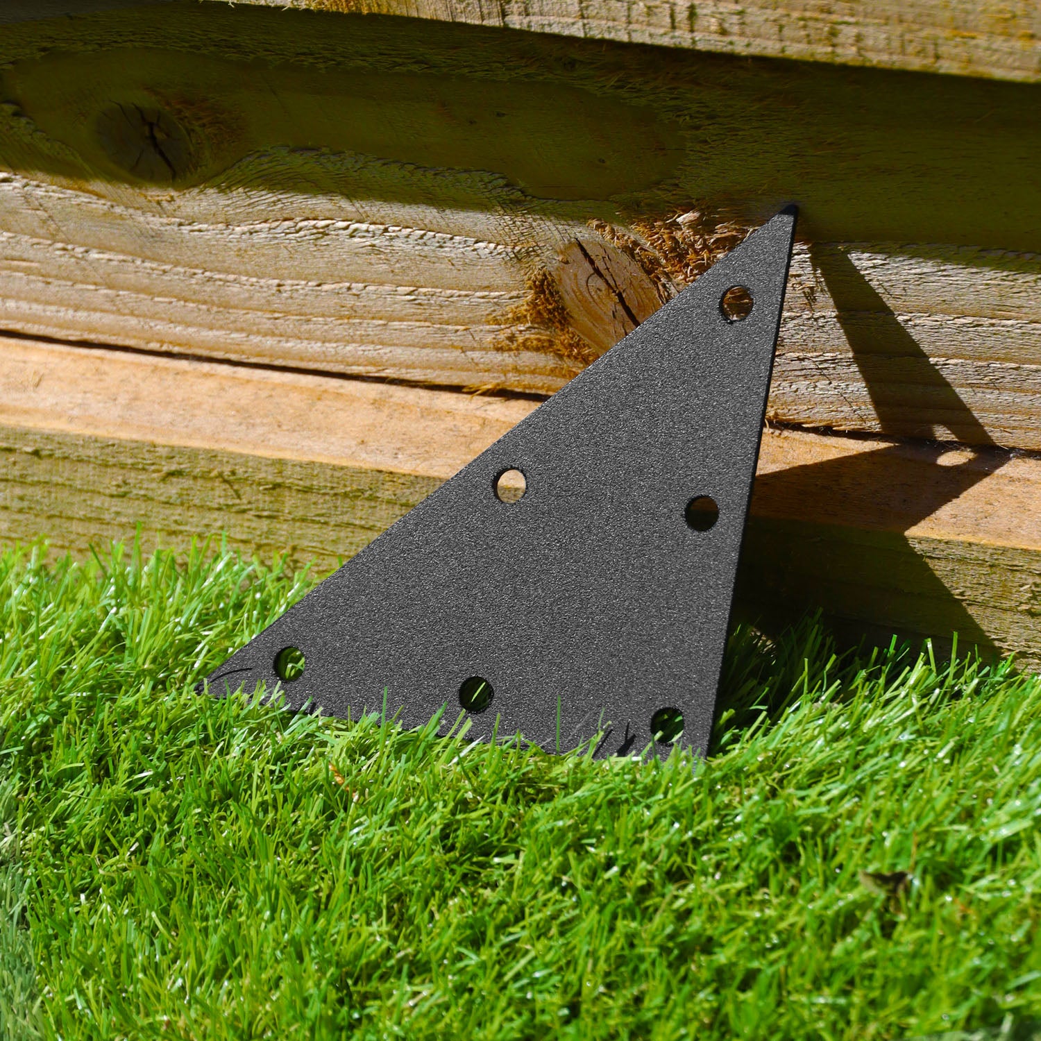 Flat Triangle Steel Corner Fixing Plate Bracket (2 Sizes Available) - Image 15