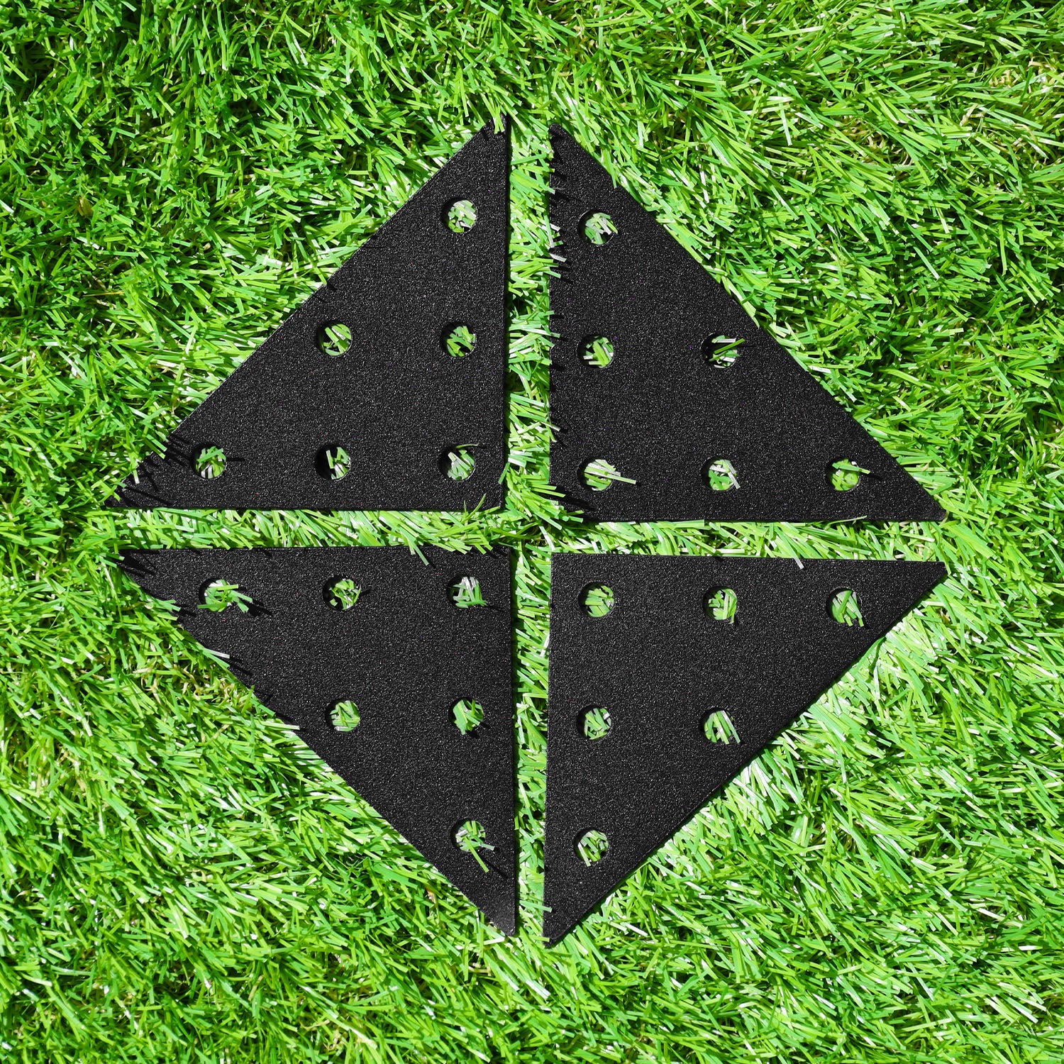 Flat Triangle Steel Corner Fixing Plate Bracket (2 Sizes Available) - Image 4