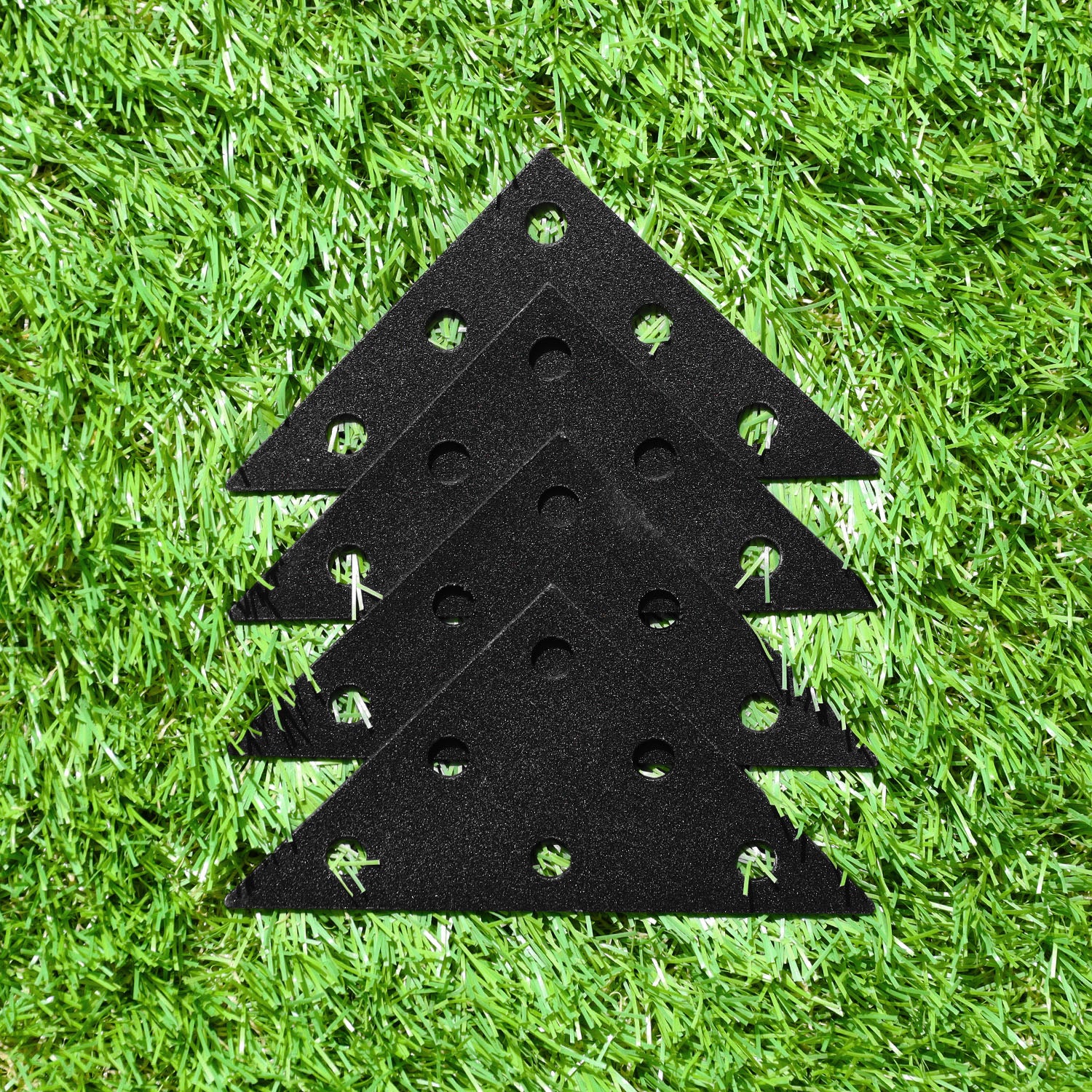 Flat Triangle Steel Corner Fixing Plate Bracket (2 Sizes Available) - Image 5