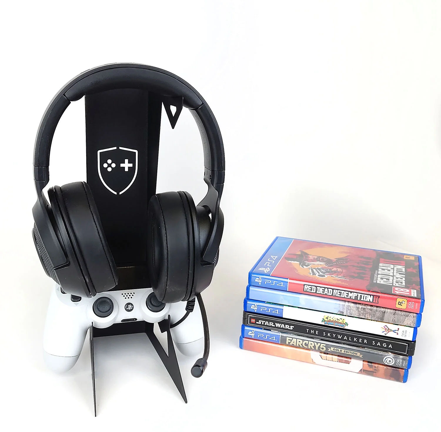 GameShieldz™ Free-Standing Games Headset & Controller Stand - Image 4