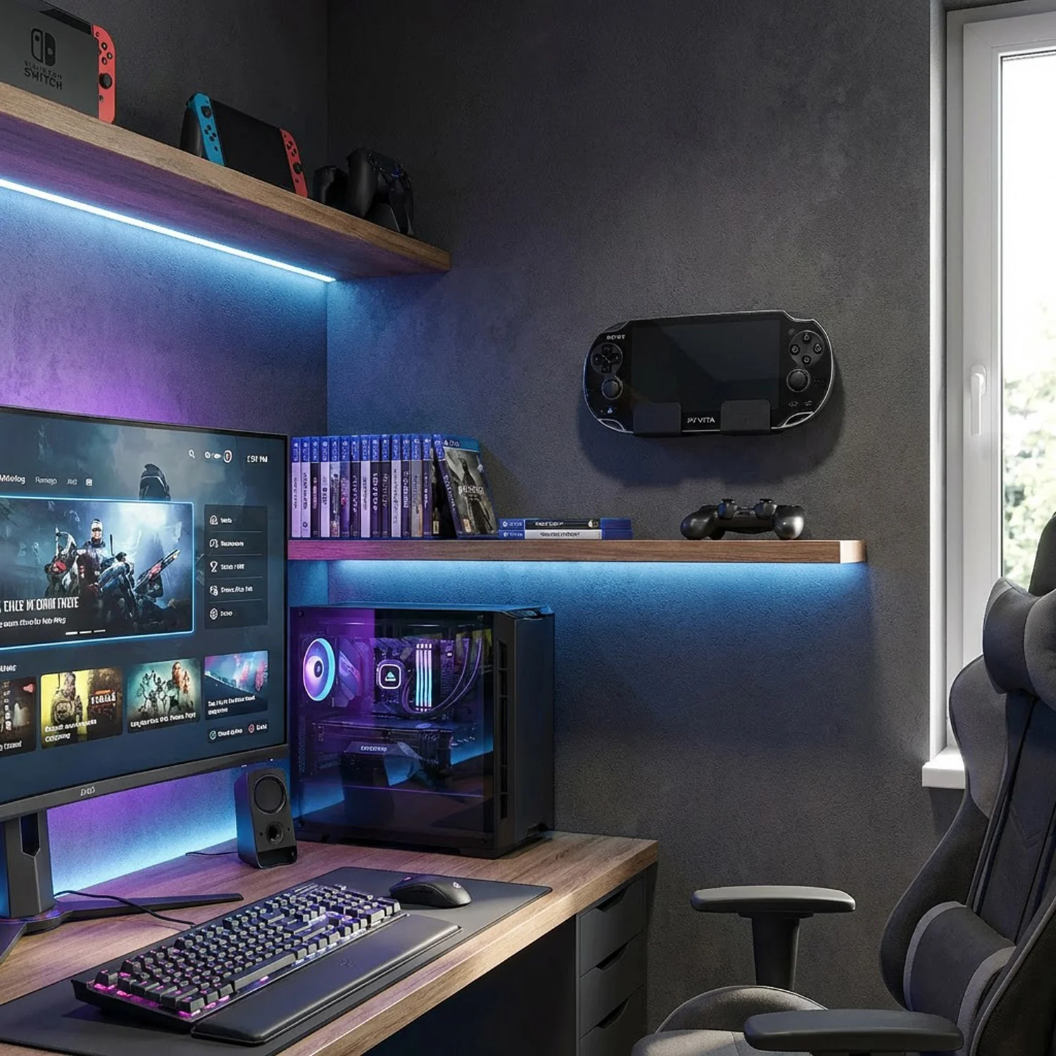 GameShieldz™ PlayStation Vita Wall Mount Holder - Image 3