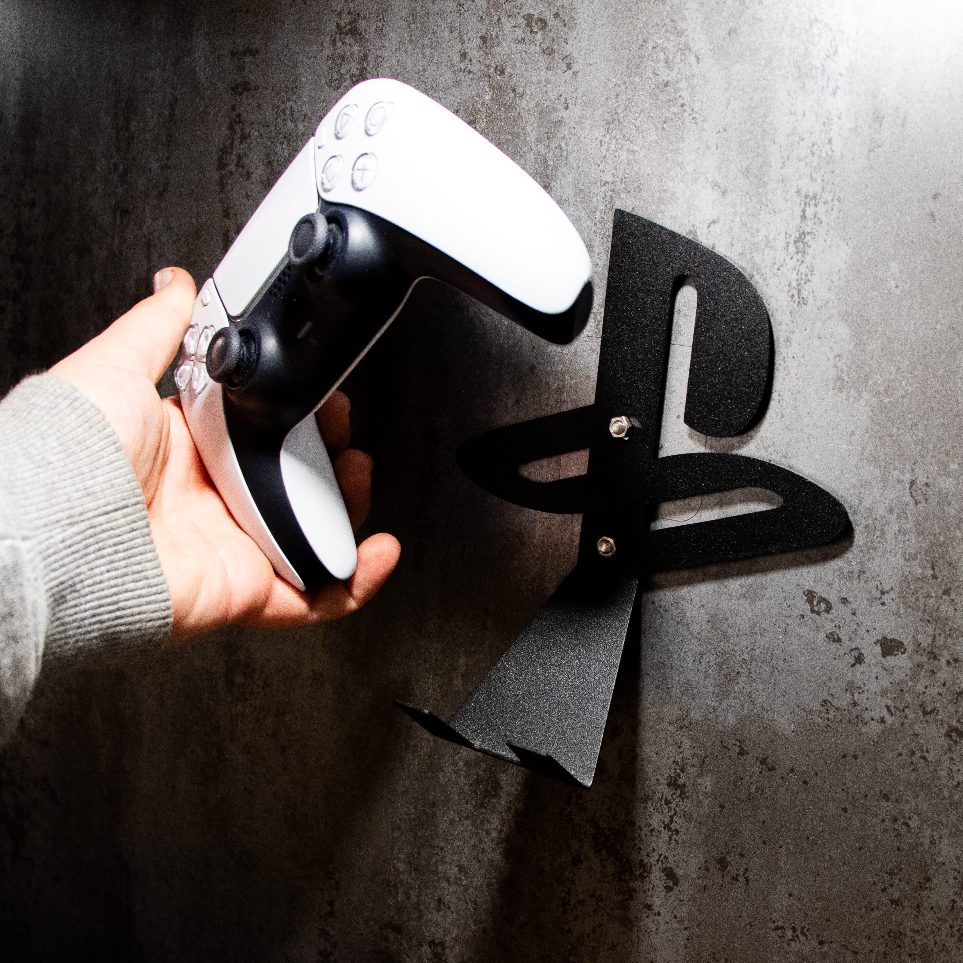 GameShieldz™ Sony PS4 & PS5 PlayStation Logo Controller Wall Mount Bracket - Image 5