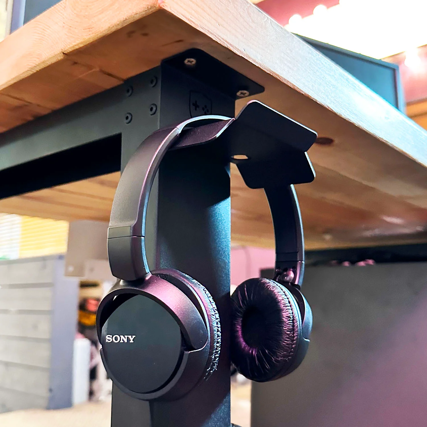 GameShieldz™ Under-Desk Mount Headset & Headphone Hanger Holder - Image 6