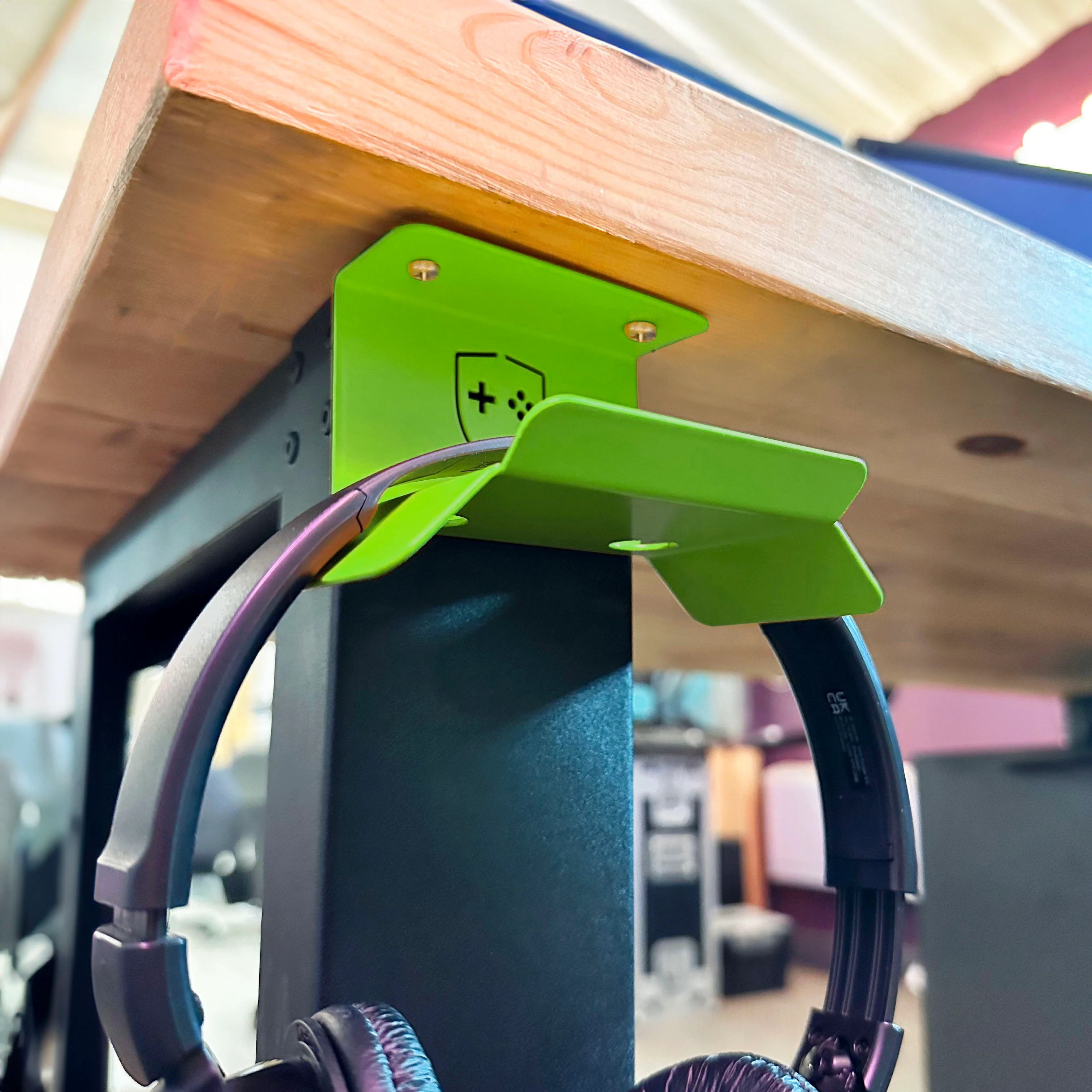 GameShieldz™ Under-Desk Mount Headset & Headphone Hanger Holder - Image 7