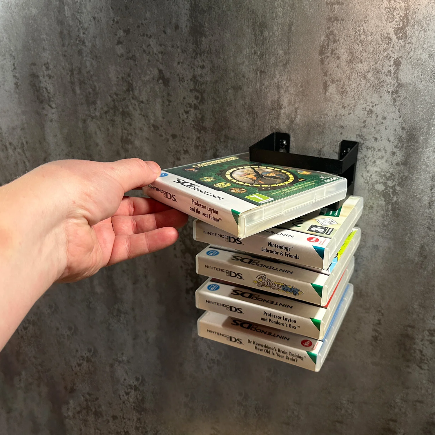 GameShieldz™ Wall Mount 5-Slot Nintendo DS Games Tower Holder - Image 13