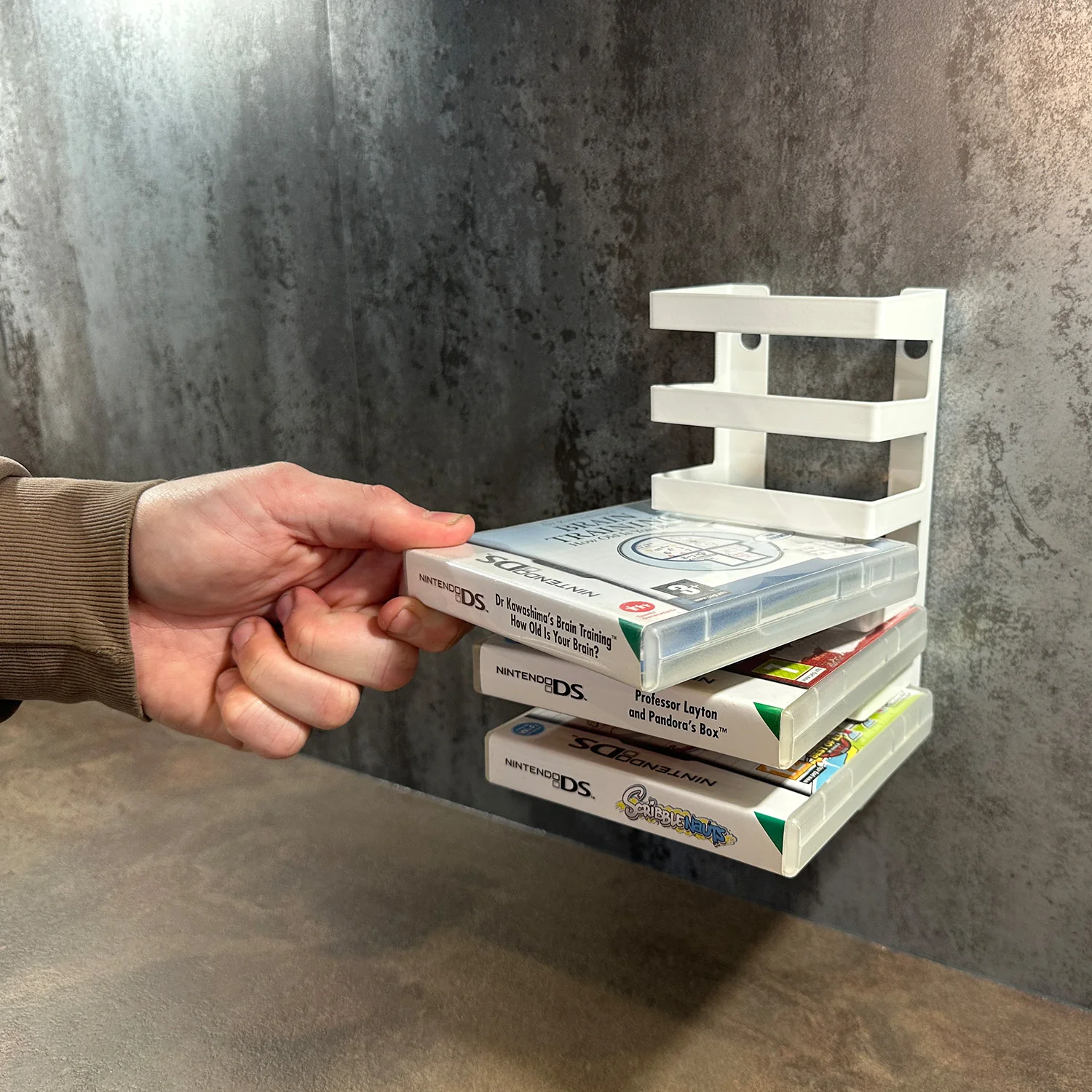 GameShieldz™ Wall Mount 5-Slot Nintendo DS Games Tower Holder - Image 5