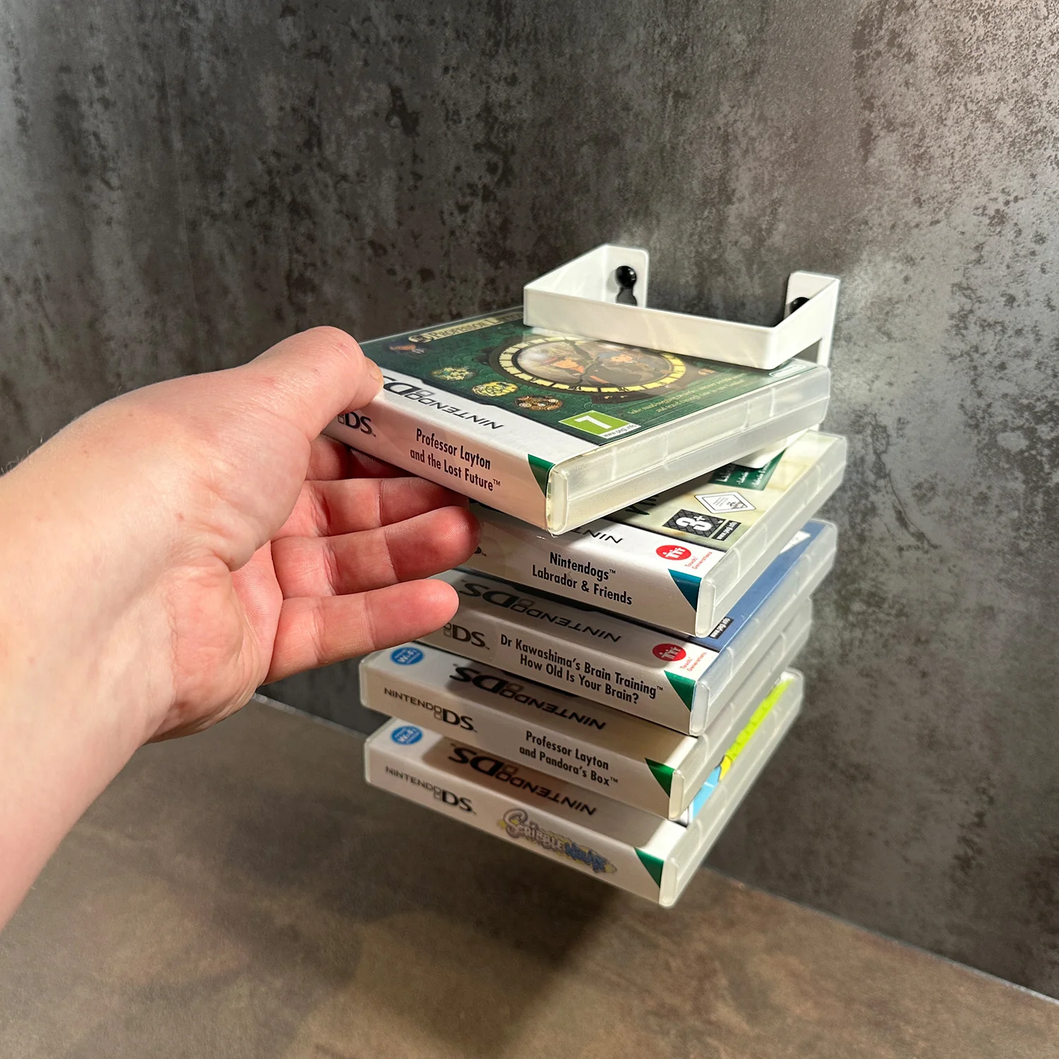 GameShieldz™ Wall Mount 5-Slot Nintendo DS Games Tower Holder - Image 7