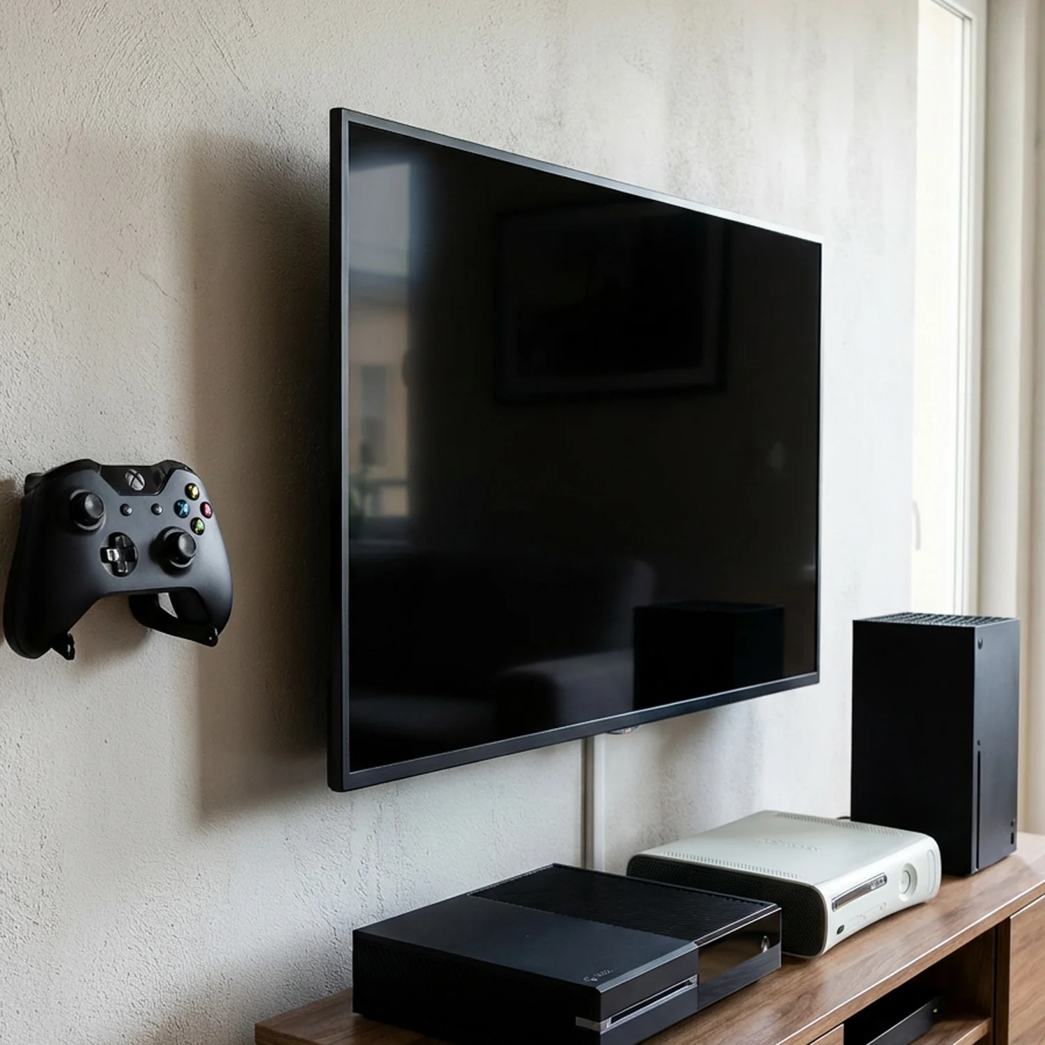 GameShieldz™ Wall Mount Xbox One & Xbox Series X/S Controller Bracket & Holder - Image 3